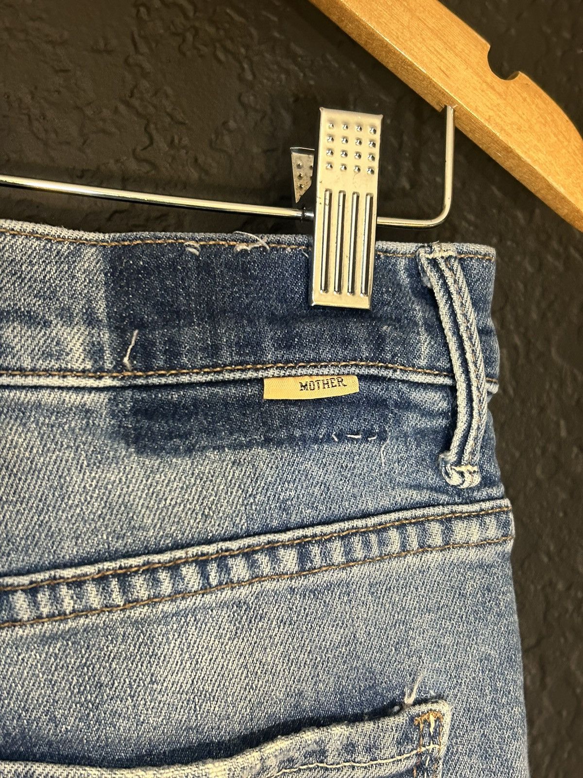 MOTHER Mother Superior Straight Fit Indigo Jeans Size 25" / US 0 / IT 36 - 9 Thumbnail