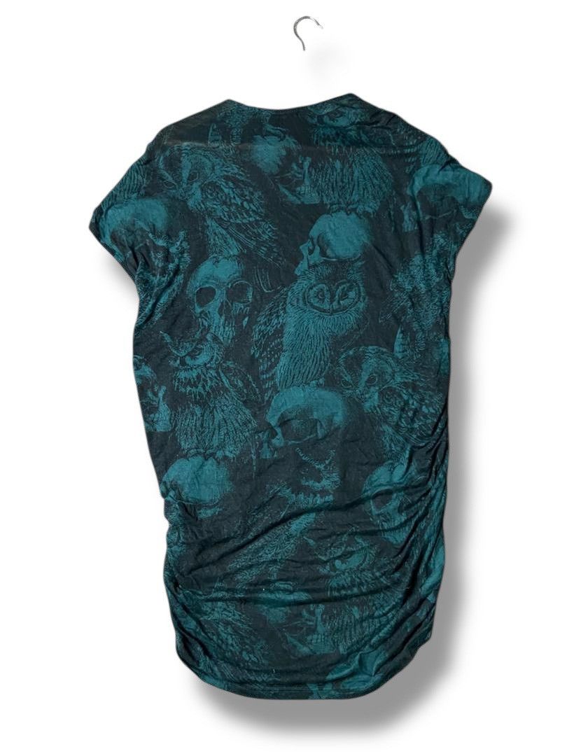 Hysteric Glamour Vintage HYSTERIC GLAMOUR Skull Print Shirts (135) Size US XXS / EU 40 - 3 Thumbnail