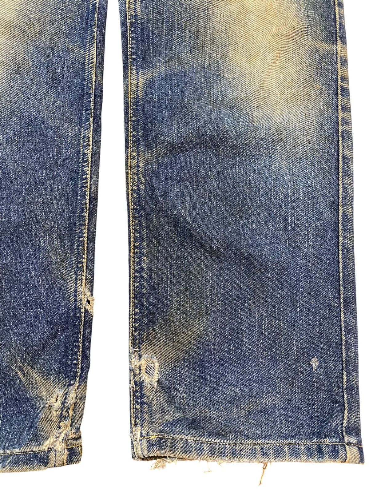 Lee Vintage Lee Riders Mud Wash Distressed Loose Jeans Size US 30 / EU 46 - 8 Thumbnail