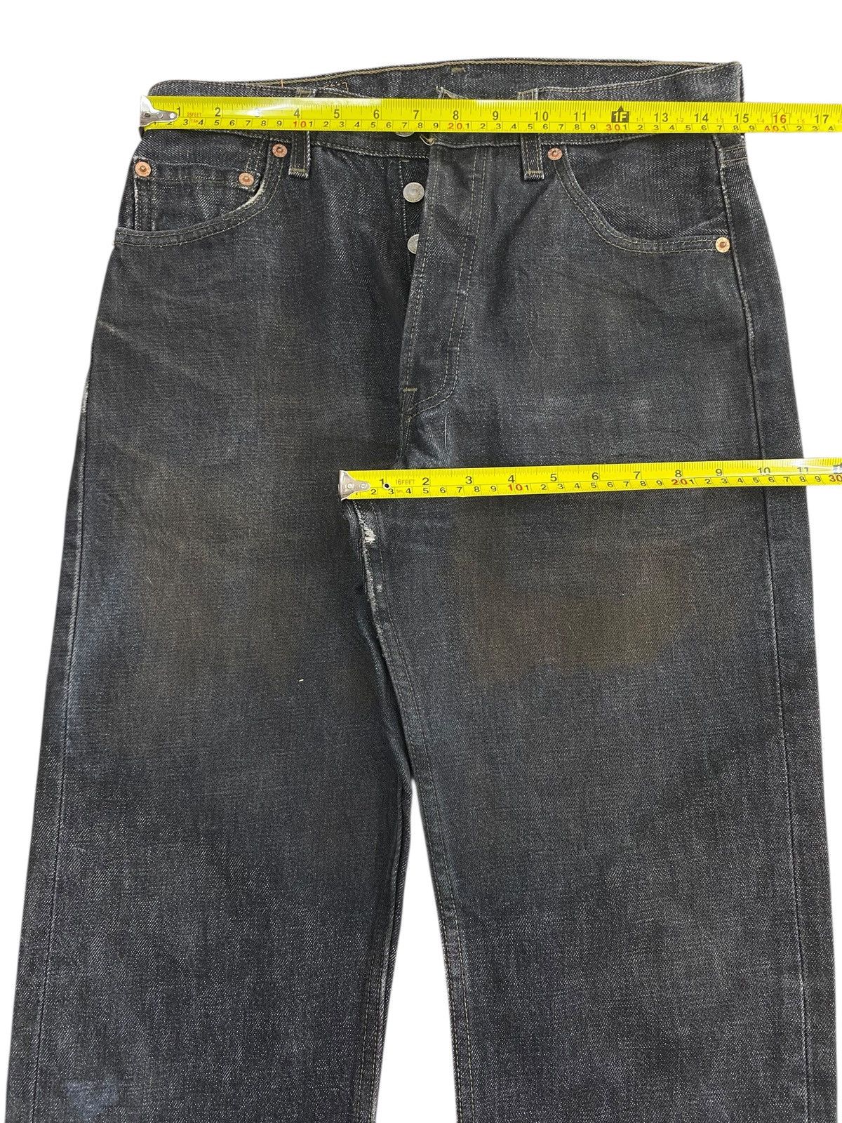 Levi's Vintage Levi’s Dark Acid Wash Style Loose Jeans Size US 30 / EU 46 - 5 Thumbnail