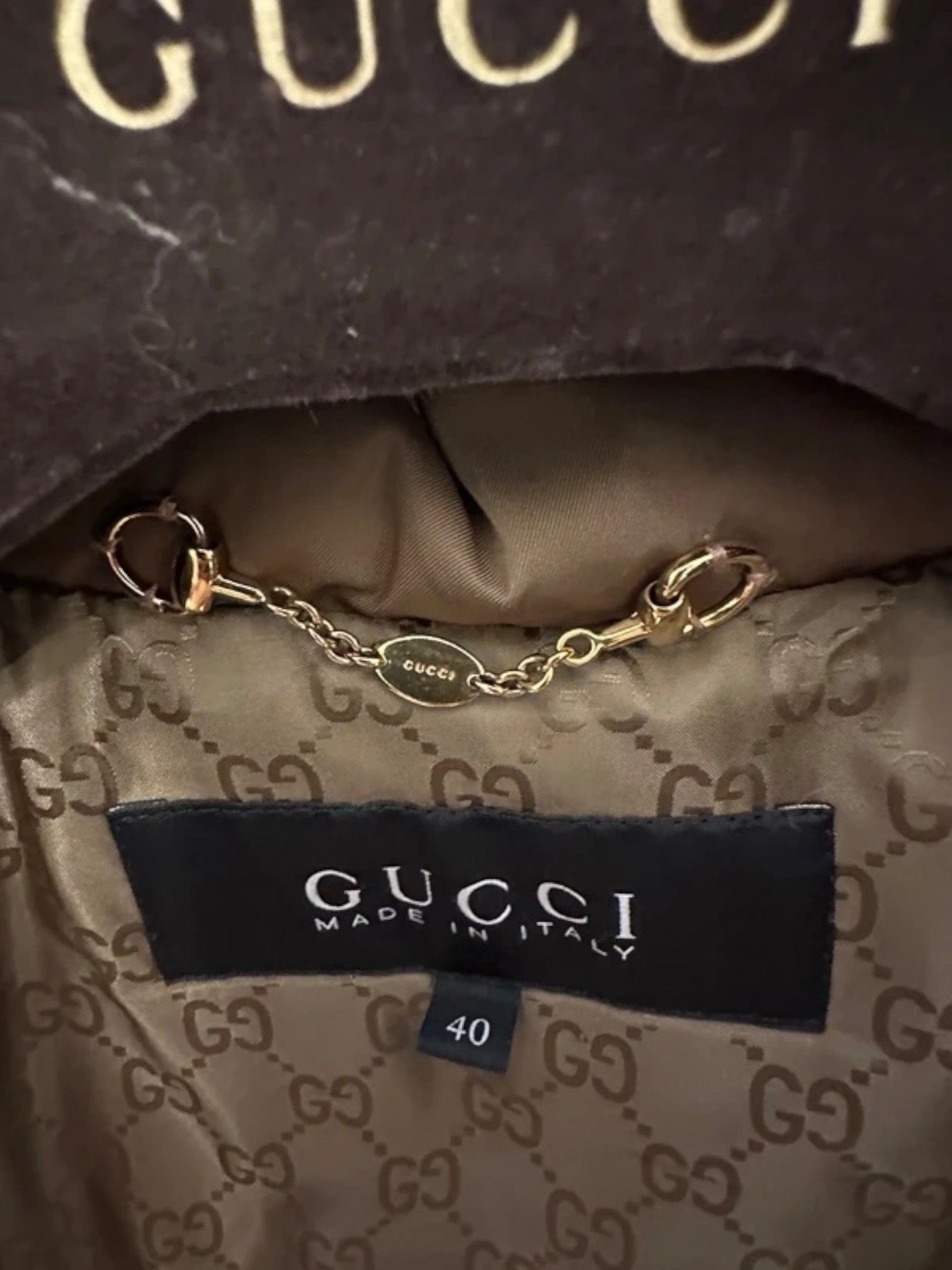 Gucci Gucci Goose Down Bomber Jacket with Blue Fox Fur Trim Size S / US 4 / IT 40 - 10 Thumbnail