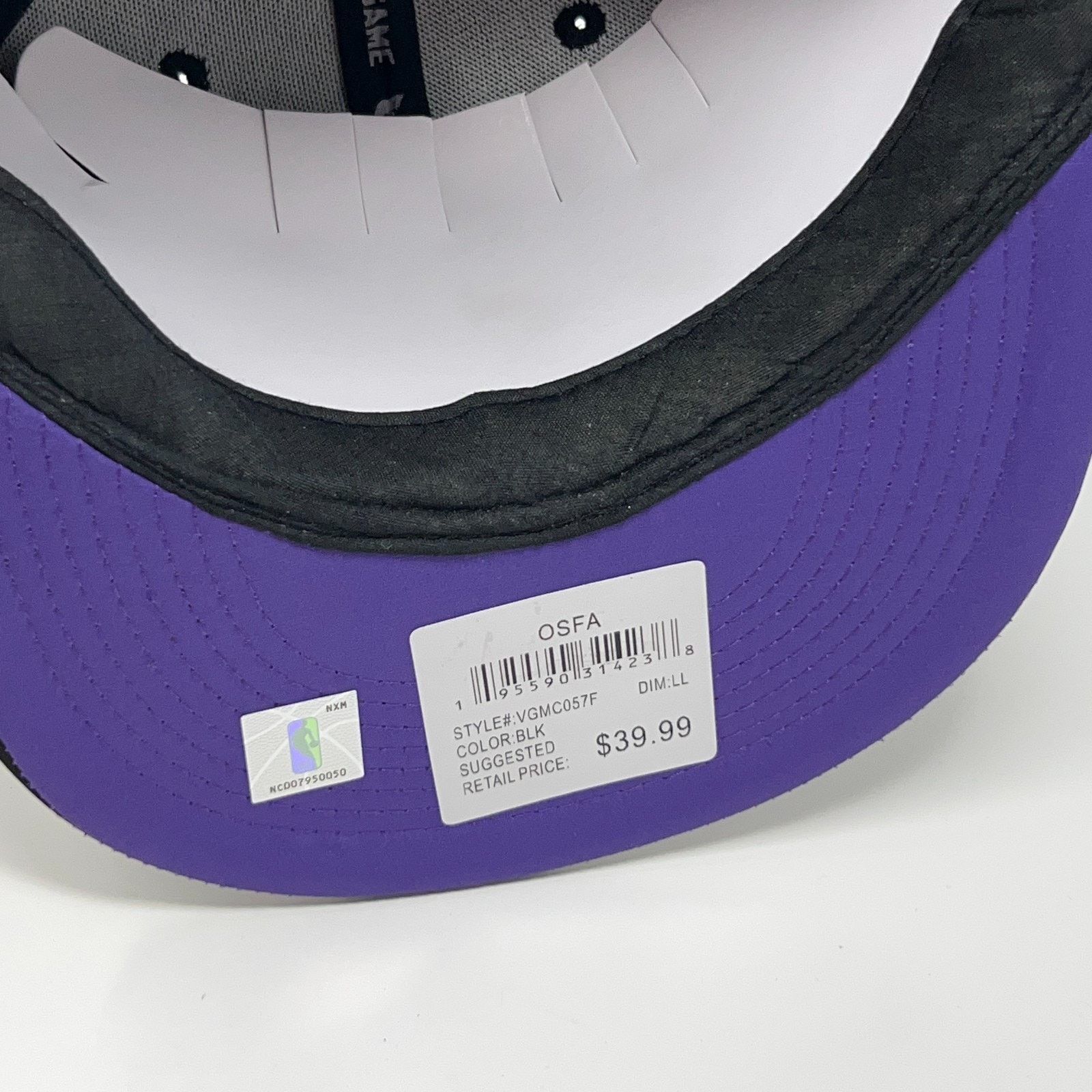 Other Los Angeles LA Lakers Hat Baseball Cap NBA Ultra Game Black Size ONE SIZE - 5 Thumbnail