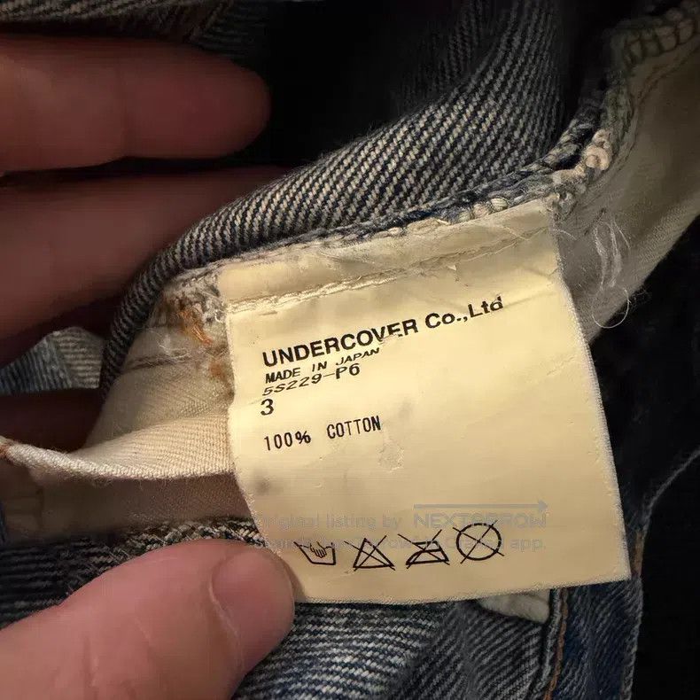 Undercover Undercover size 3 05 SS 5 ripped embroidered jeans Size US 30 / EU 46 - 3 Thumbnail