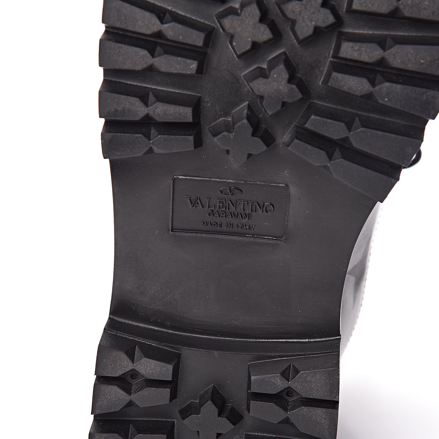 Valentino Valentino Garavani Calfskin Hologram Star Combat Boots Men Size US 11 / EU 44 - 8 Thumbnail