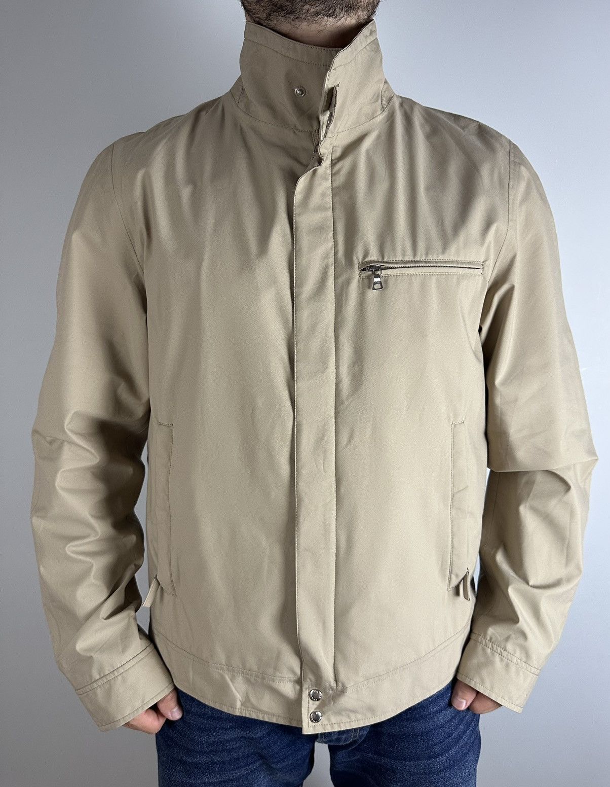 Prada Prada Vintage Gore-Tex Beige Jacket | Grailed