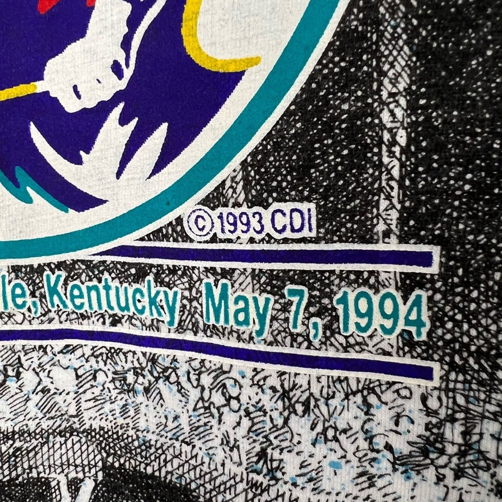 Vintage Vintage 1994 Kentucky Derby Churchill Downs ALL OVER Tee AOP Size US L / EU 52-54 / 3 - 3 Thumbnail