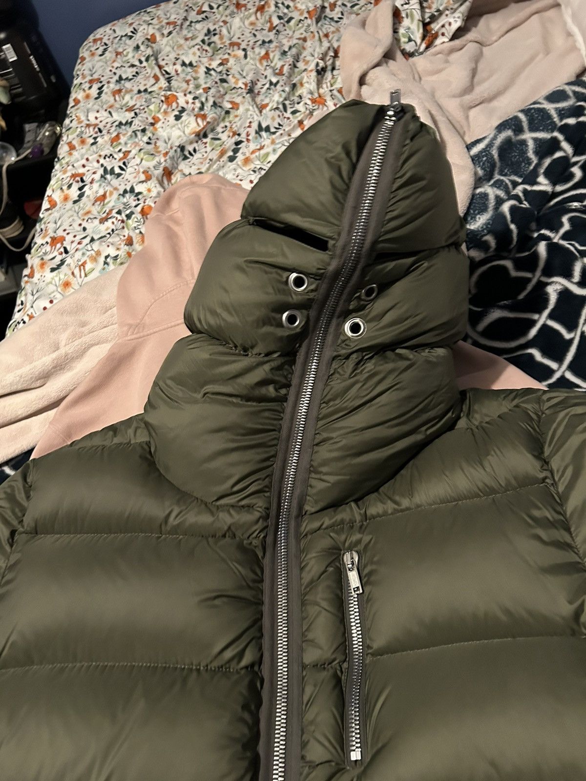 Rick Owens × Rick Owens Drkshdw Rick Owen strobe 22 green puffer jacket Size US L / EU 52-54 / 3 - 3 Thumbnail