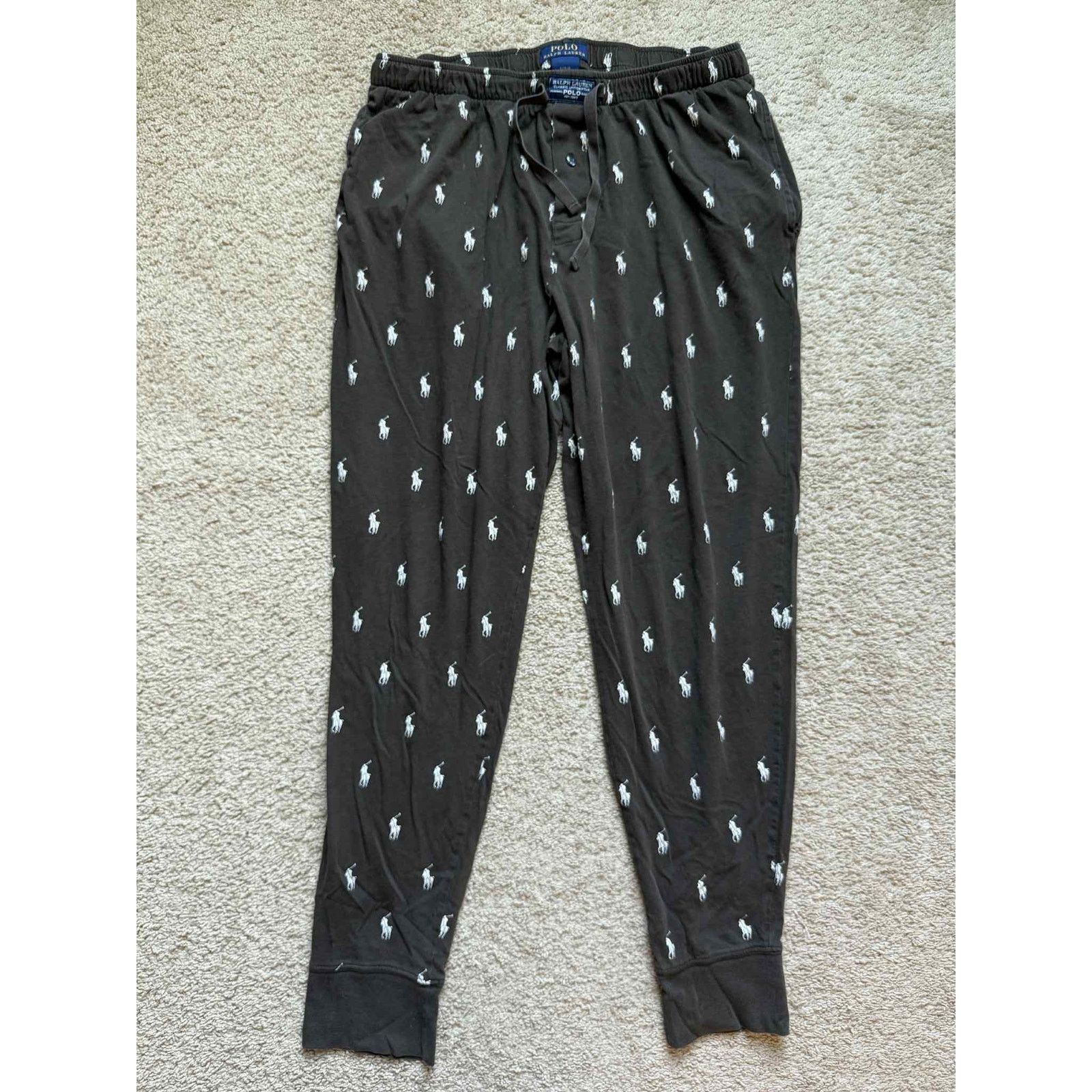 Polo Ralph Lauren Polo Ralph LaurenT-Shirt & Jogger Pants Sleepwear Set L Size US L / EU 52-54 / 3 - 6 Thumbnail