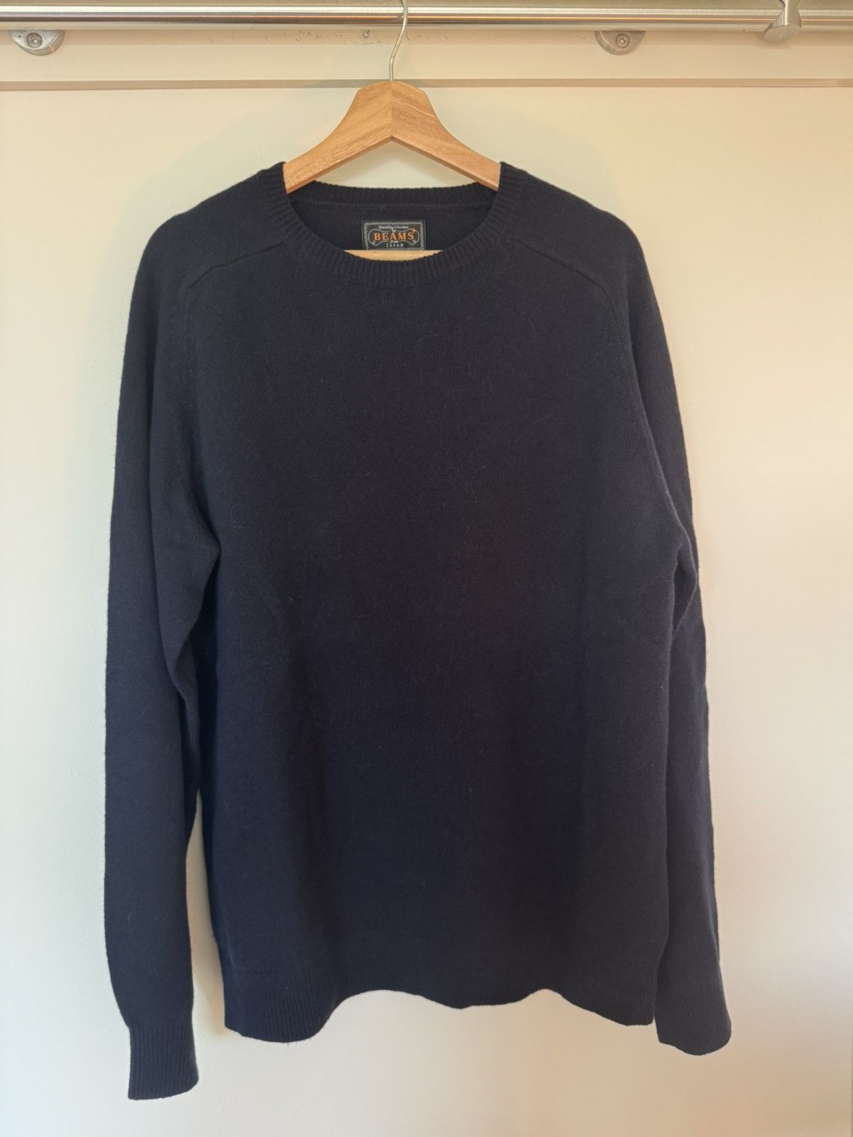 Beams Japan Navy Wool Sweater