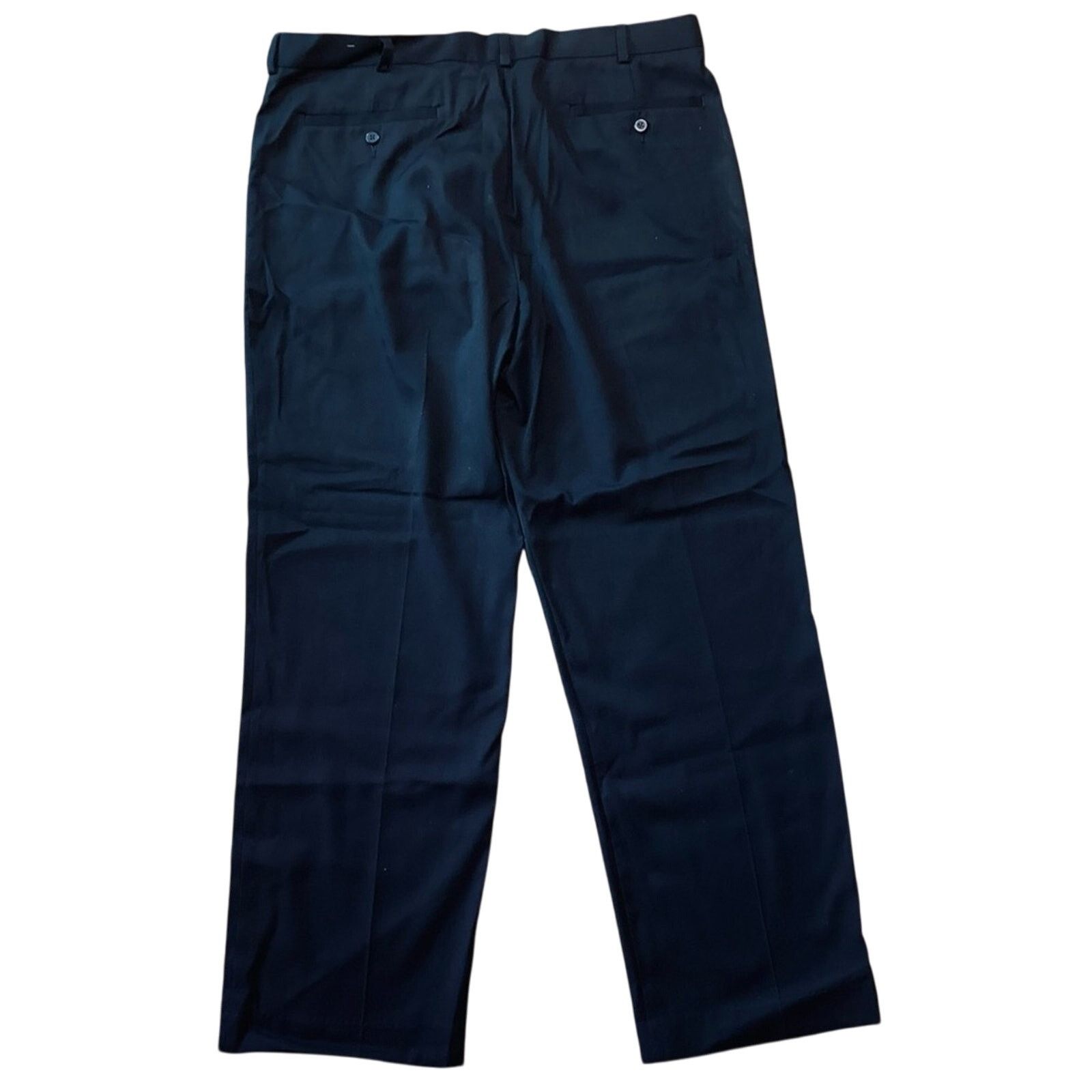George George Men's Flat Front Pants, 38x32 Size US 38 / EU 54 - 6 Thumbnail