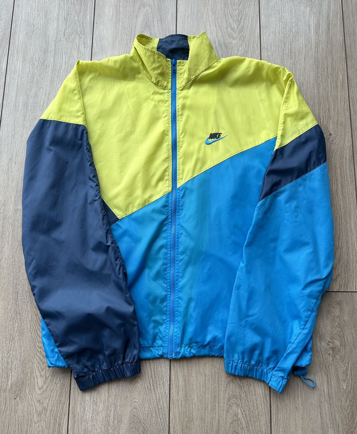 Vintage Nike Windbreaker store Jacket Multicolor Medium Size