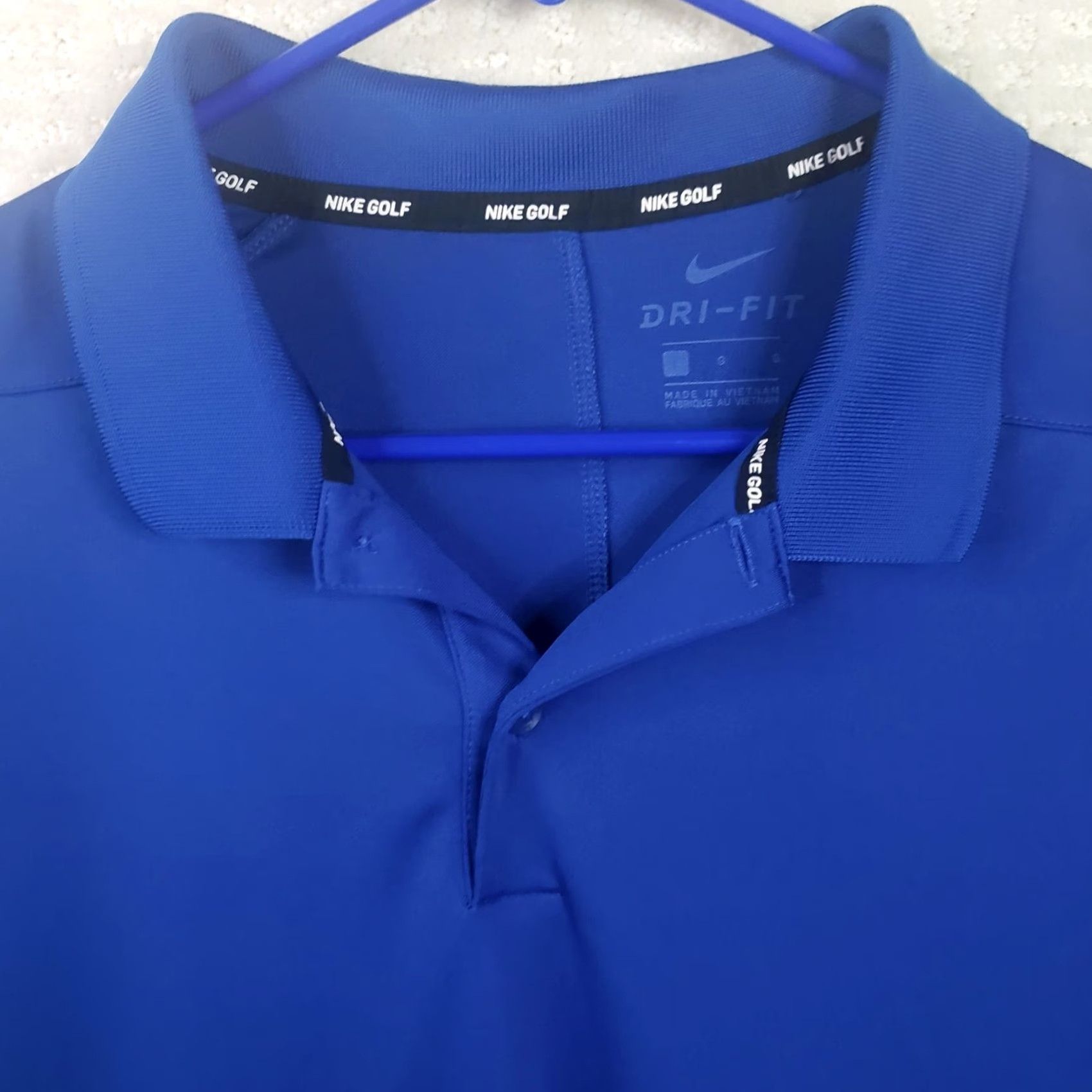 Nike Nike Golf Dri-Fit Polo Shirt Men's L Short Sleeve Blue Nike Golf Shirt Polo Athletic Swoosh Logo Free Navy? Size US L / EU 52-54 / 3 - 4 Thumbnail