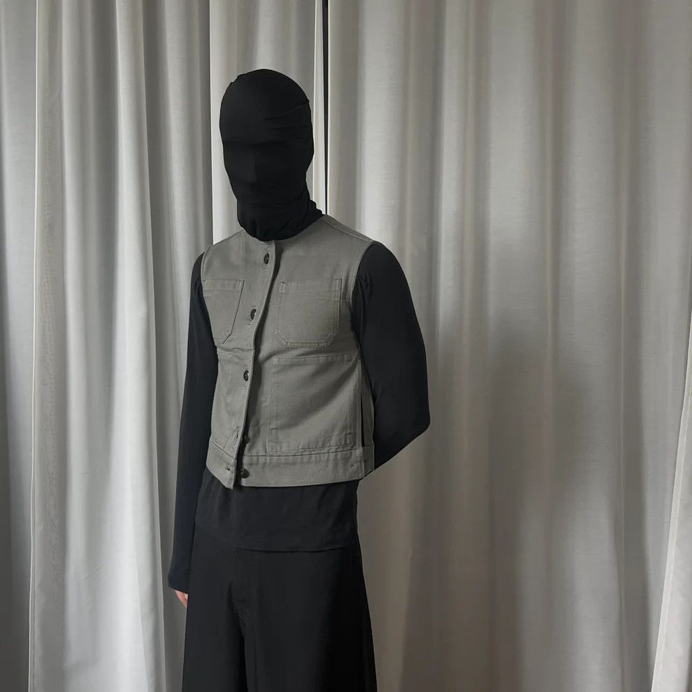 Maison Margiela Maison Margiela Cropped Button Work Vest - SS04 Size US S / EU 44-46 / 1 - 2 Thumbnail