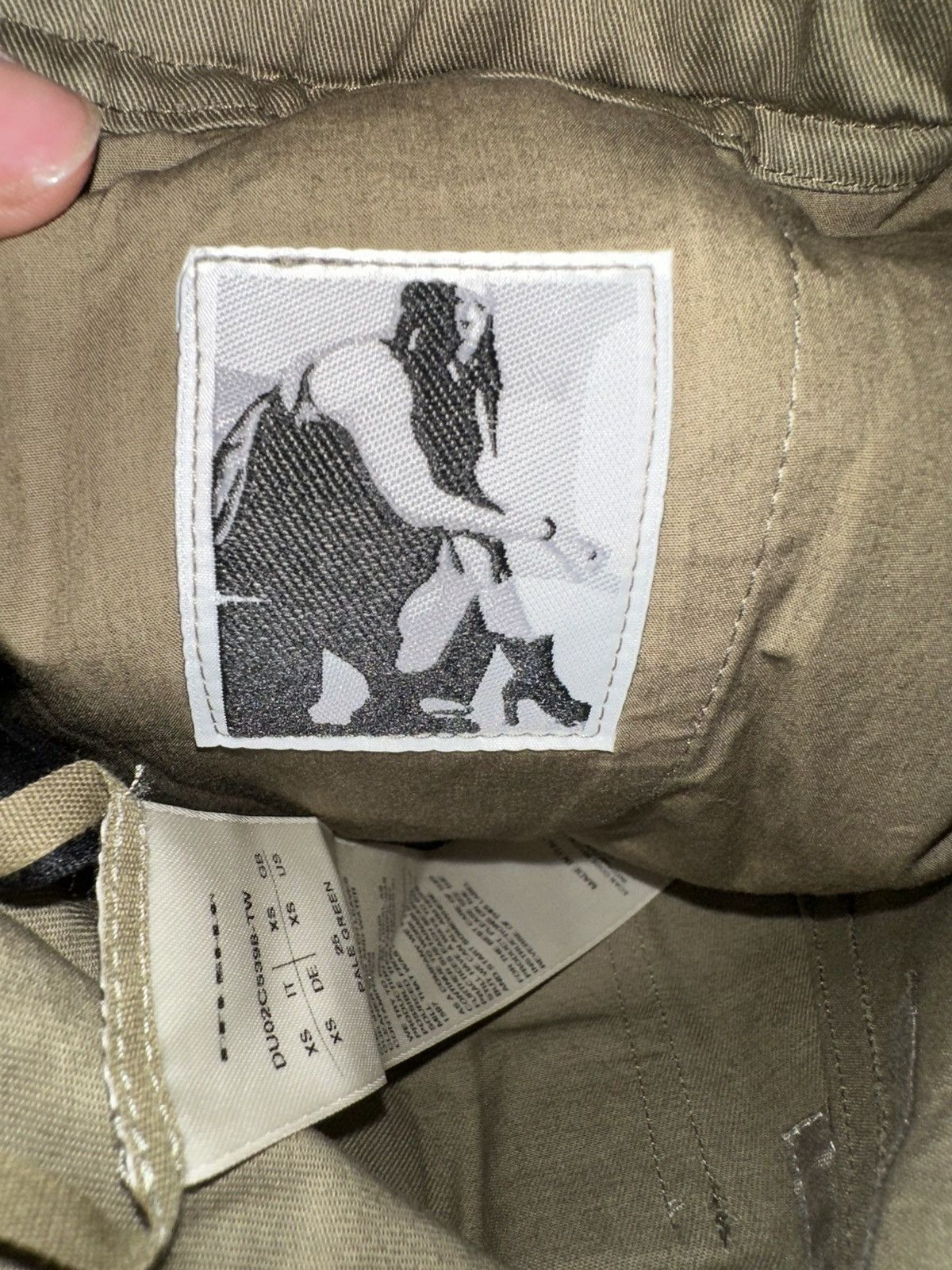 Rick Owens Drkshdw Rick owens khaki double jumbo belas Size US 30 / EU 46 - 5 Thumbnail