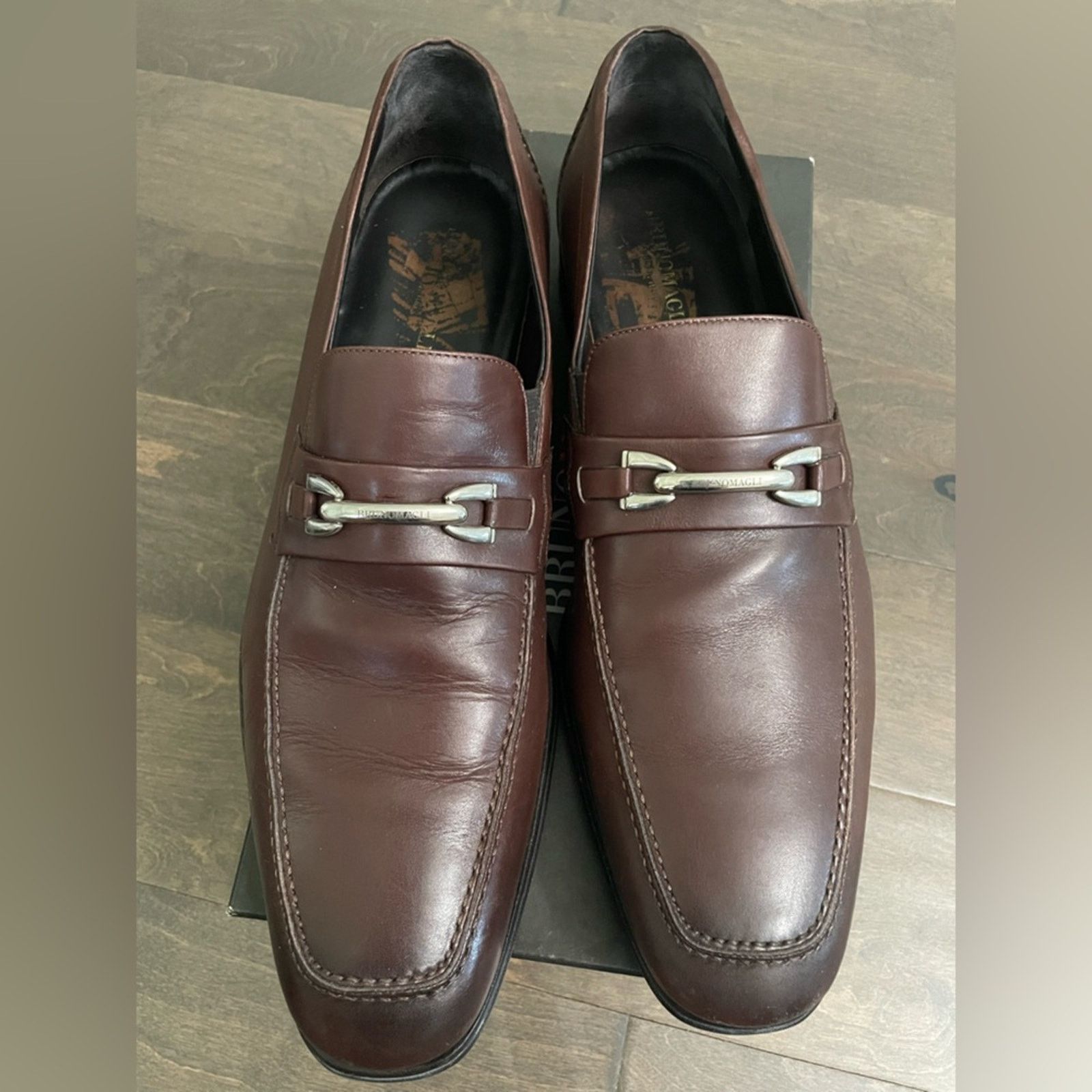 Bruno Magli Bruno Magli Renegade Leather Loafer Mens Size 13 in Brown Size US 13 / EU 46 - 2 Thumbnail