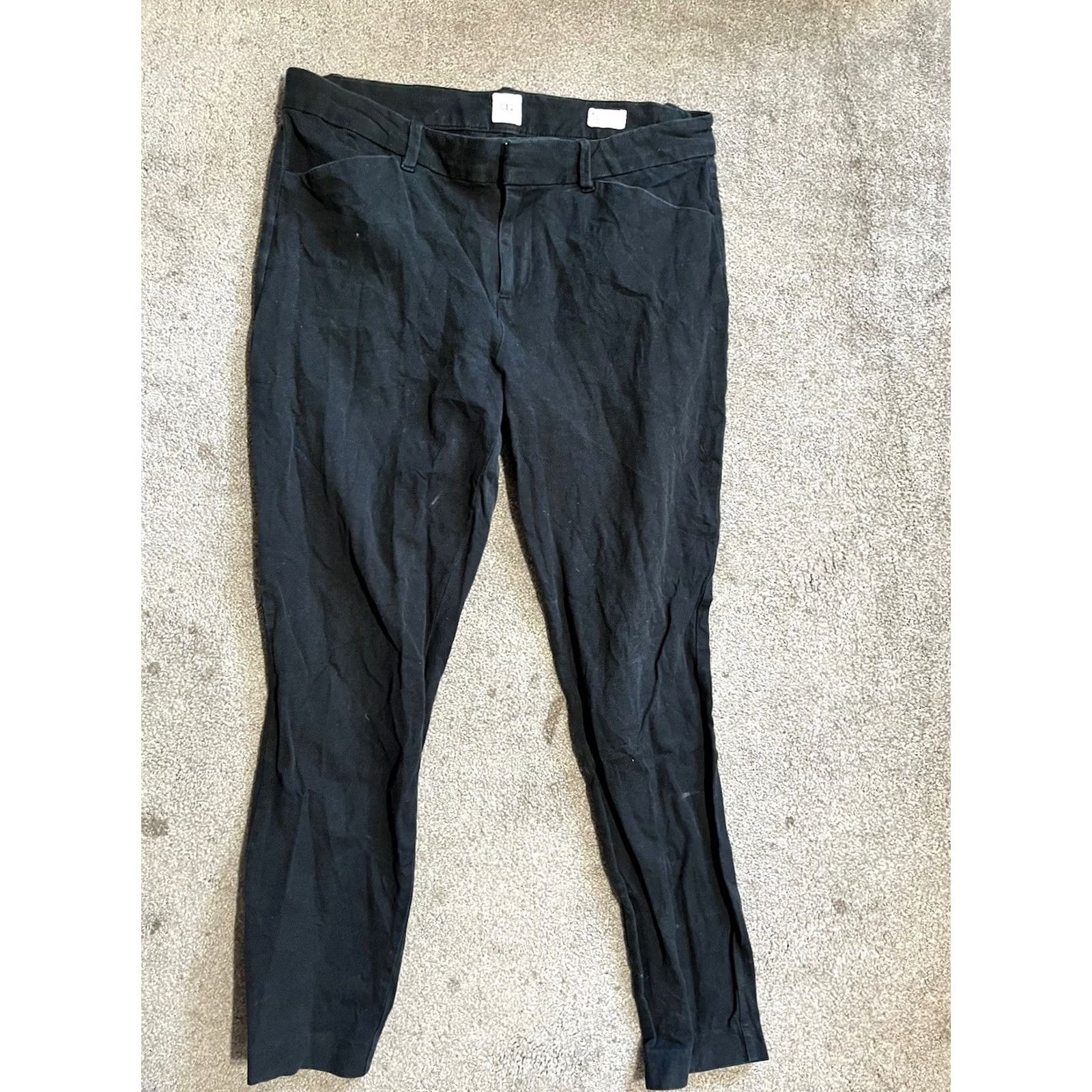 Gap Gap Pants Women Size 8 Regular Signature Skinny Ankle Black Stretch Denim Hanes? Size 30" / US 8 / IT 44 - 2 Thumbnail