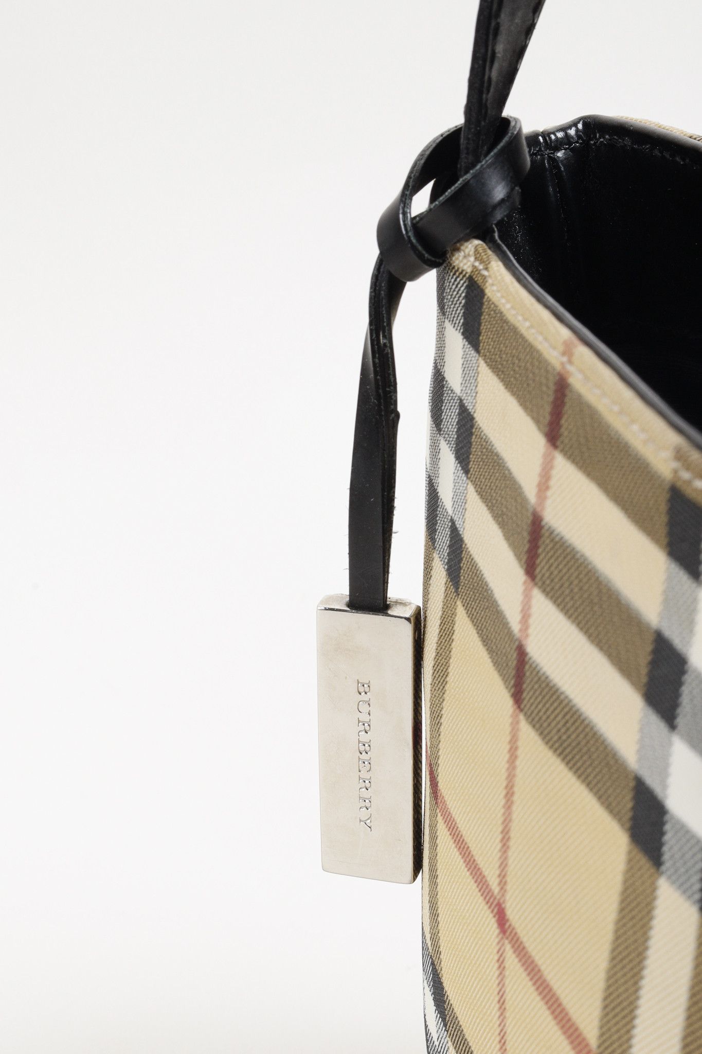 Burberry Burberry Nova Check Mini Tote Bag Size ONE SIZE - 9 Thumbnail