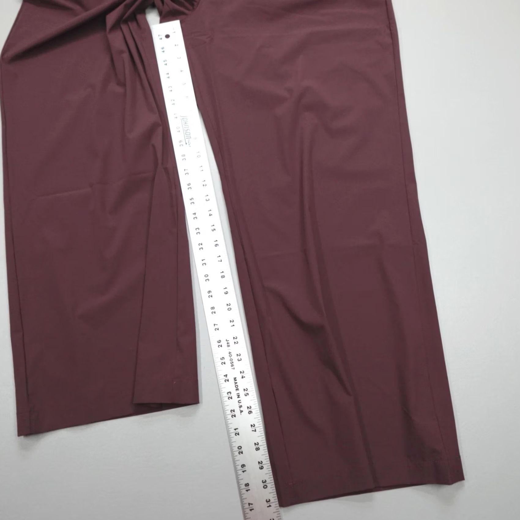 Nike Nike 24.7 PerfectStretch Women's High-Waisted Wide-Leg Pants XL Burgundy Crush Nike Dri-FIT Size 40" / US 18 - 7 Thumbnail