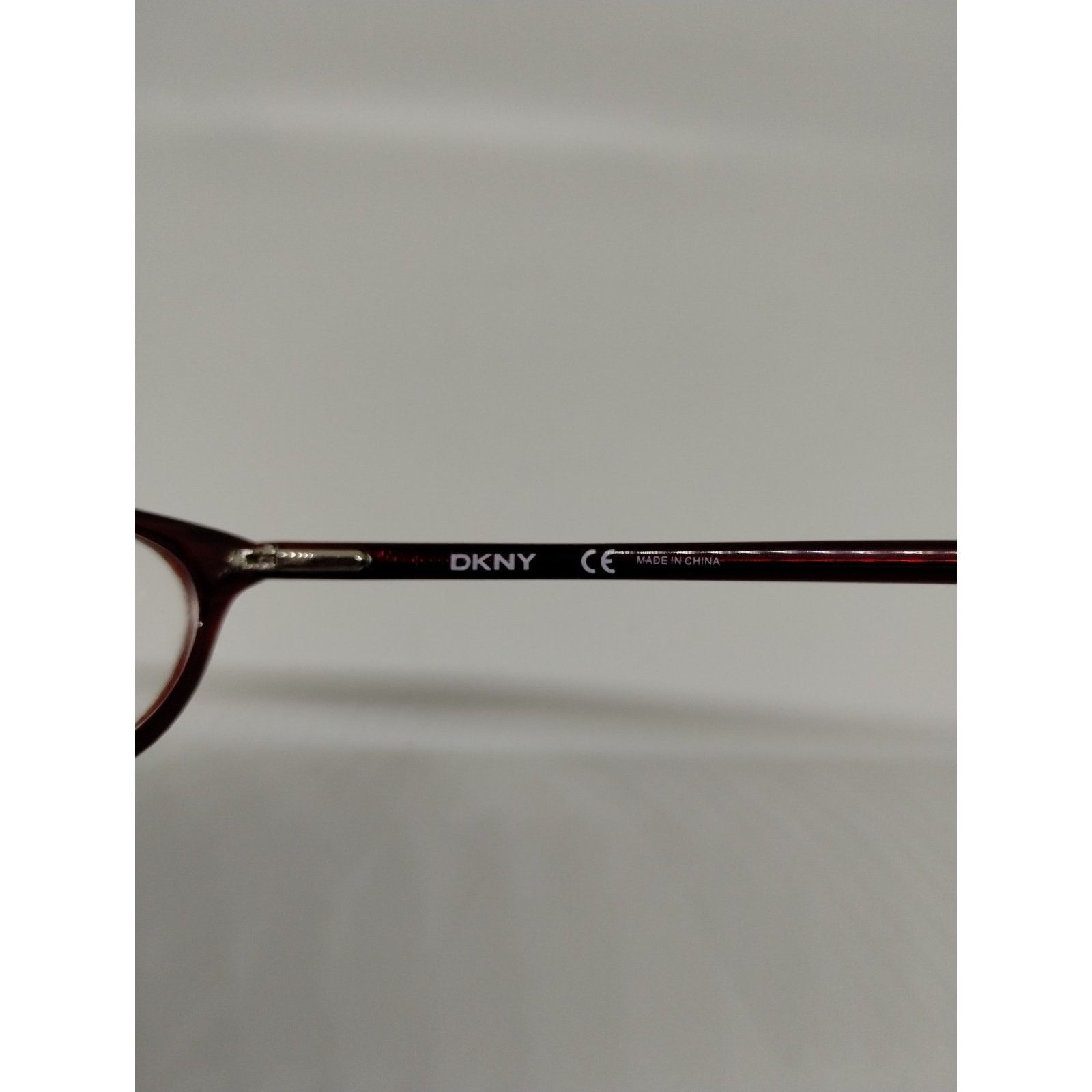 DKNY DKNY DY4558 3277 Eyeglasses Frames Brown Red Round Cat Eye Size ONE SIZE - 5 Thumbnail