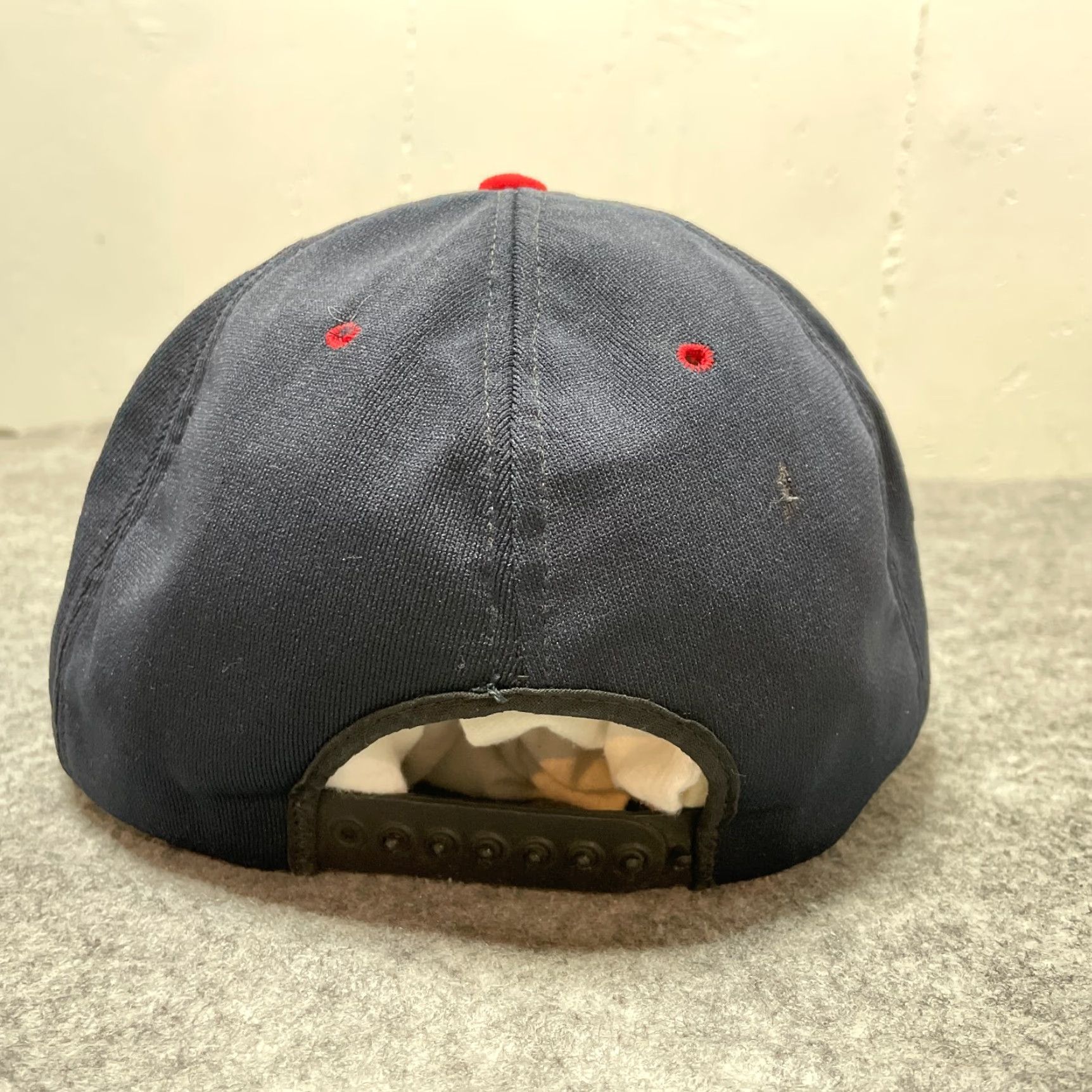 Vintage VINTAGE Stevens Cap Patch Hat Blue Red Hamburger Restaurant 90s Logo Baseball Cap Adjustable Men Cap Size ONE SIZE - 5 Thumbnail