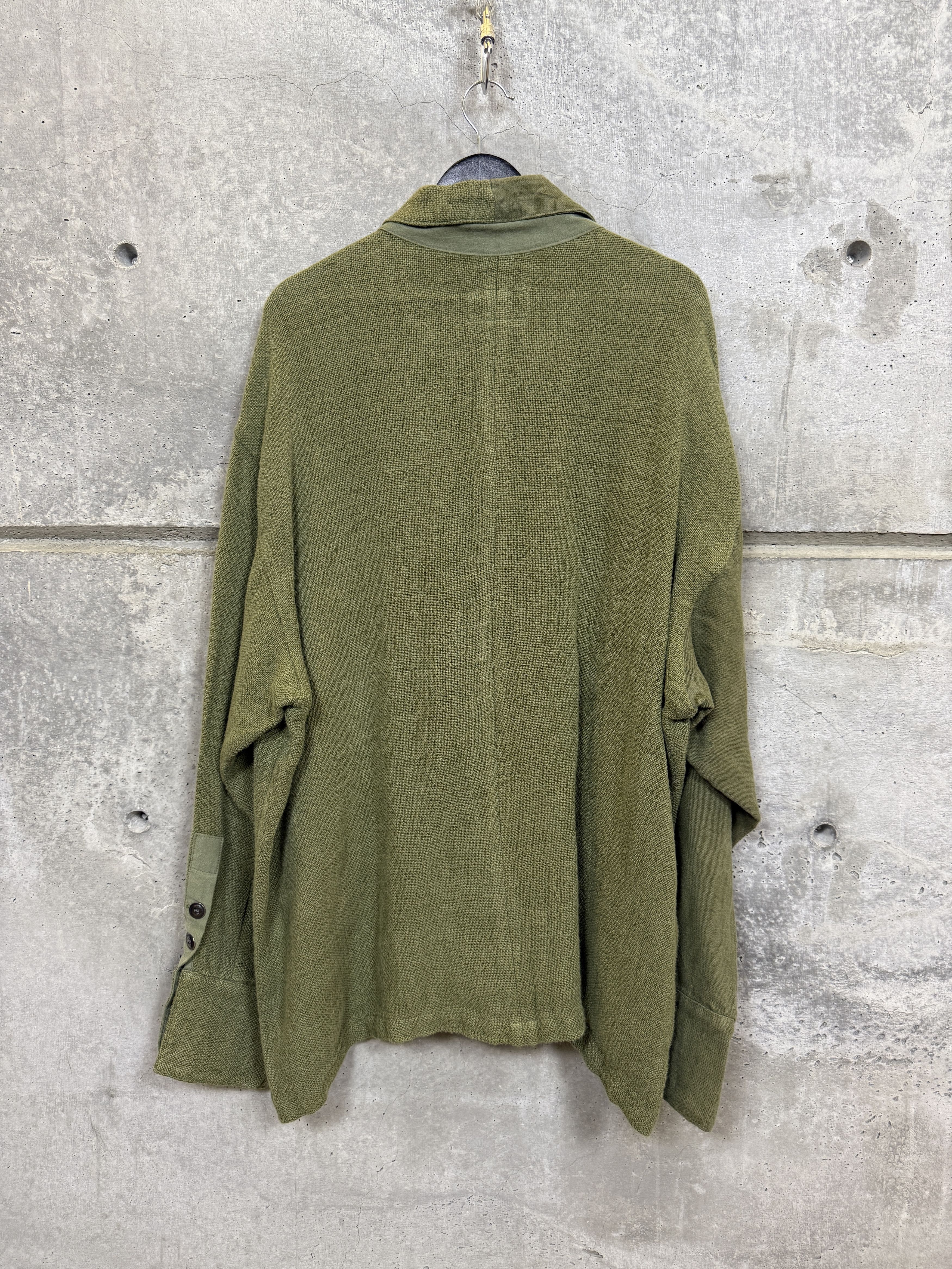 Greg Lauren Greg Lauren Army Hemp Shawl Collar Boxy Jacket Size US XL / EU 56 / 4 - 2 Thumbnail