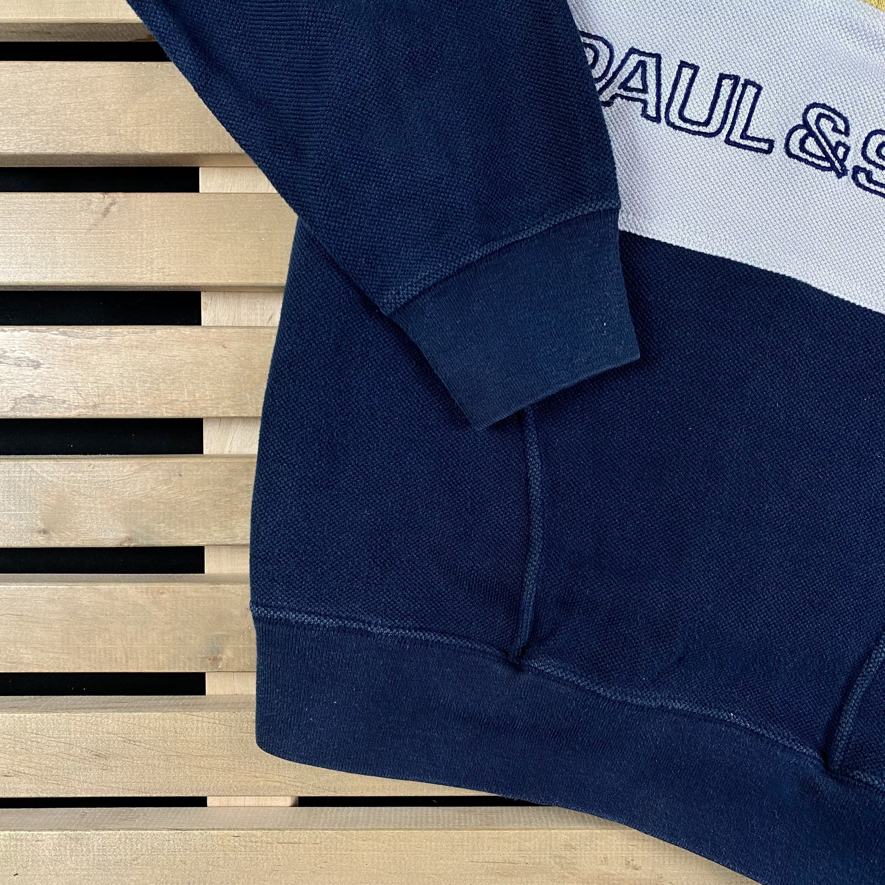 Paul & Shark Mens Zip Jumper Paul&Shark Big Logo Vintage Size S Size US S / EU 44-46 / 1 - 3 Thumbnail