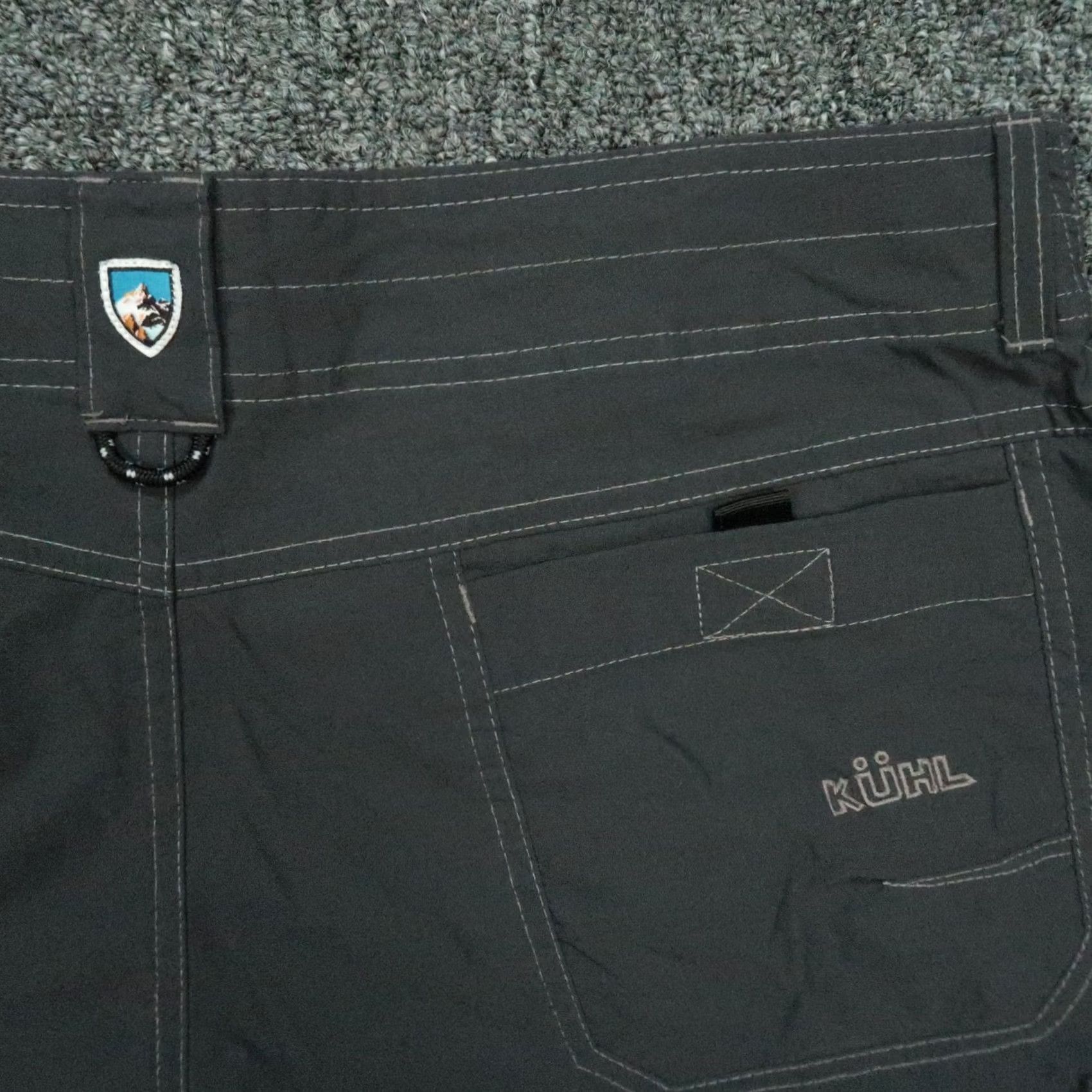 Vintage Kuhl Pants Mens 38x30 Gray Renegade Stealth Zip System Convertible Cargo Hiking Pants Stone/Gray Cargo Pocket Men Slim? Size US 38 / EU 54 - 5 Thumbnail