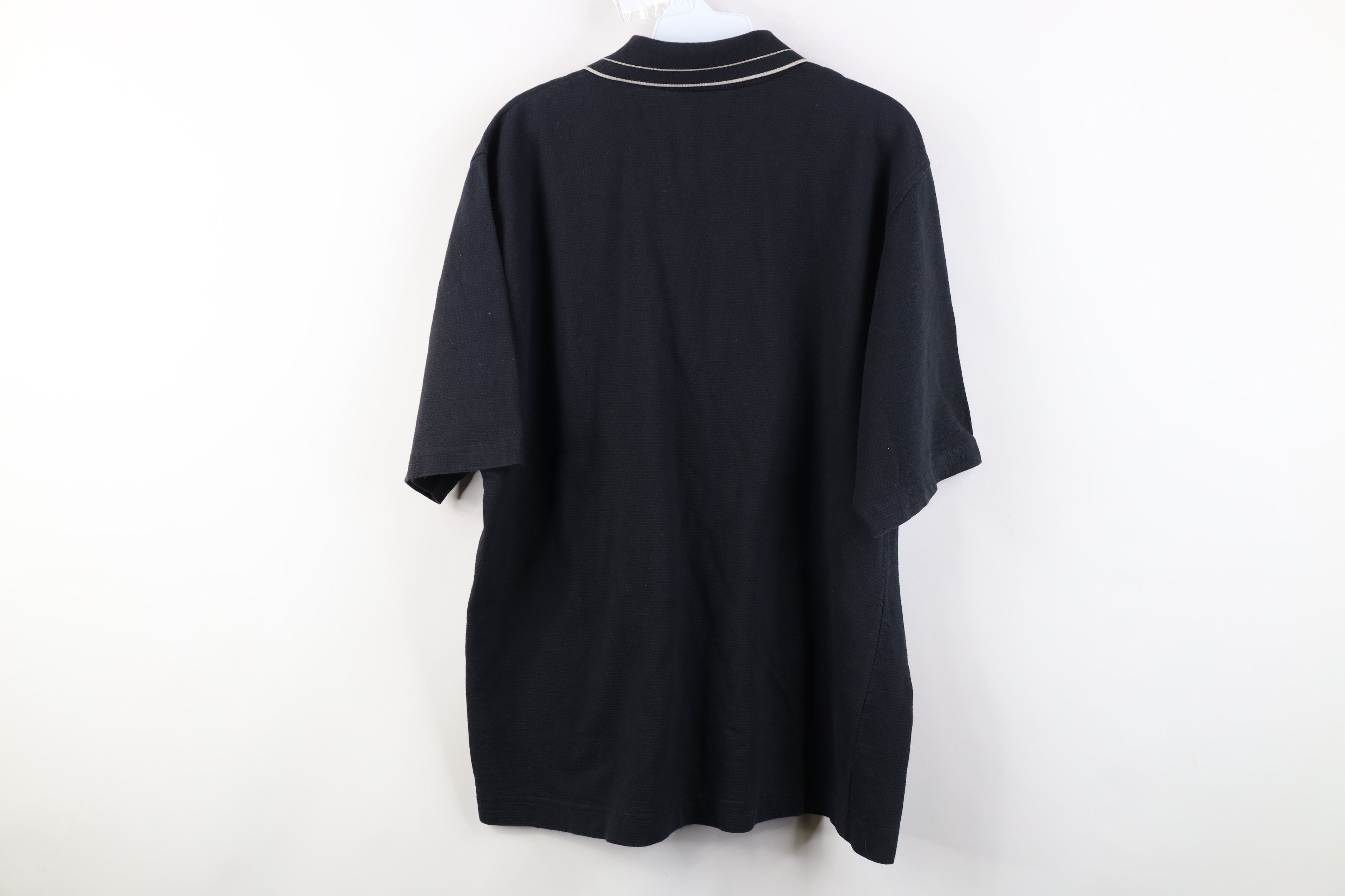Quiksilver Vintage 90s Y2k Quiksilver Surfing Knit Polo Shirt Black Size US M / EU 48-50 / 2 - 11 Thumbnail