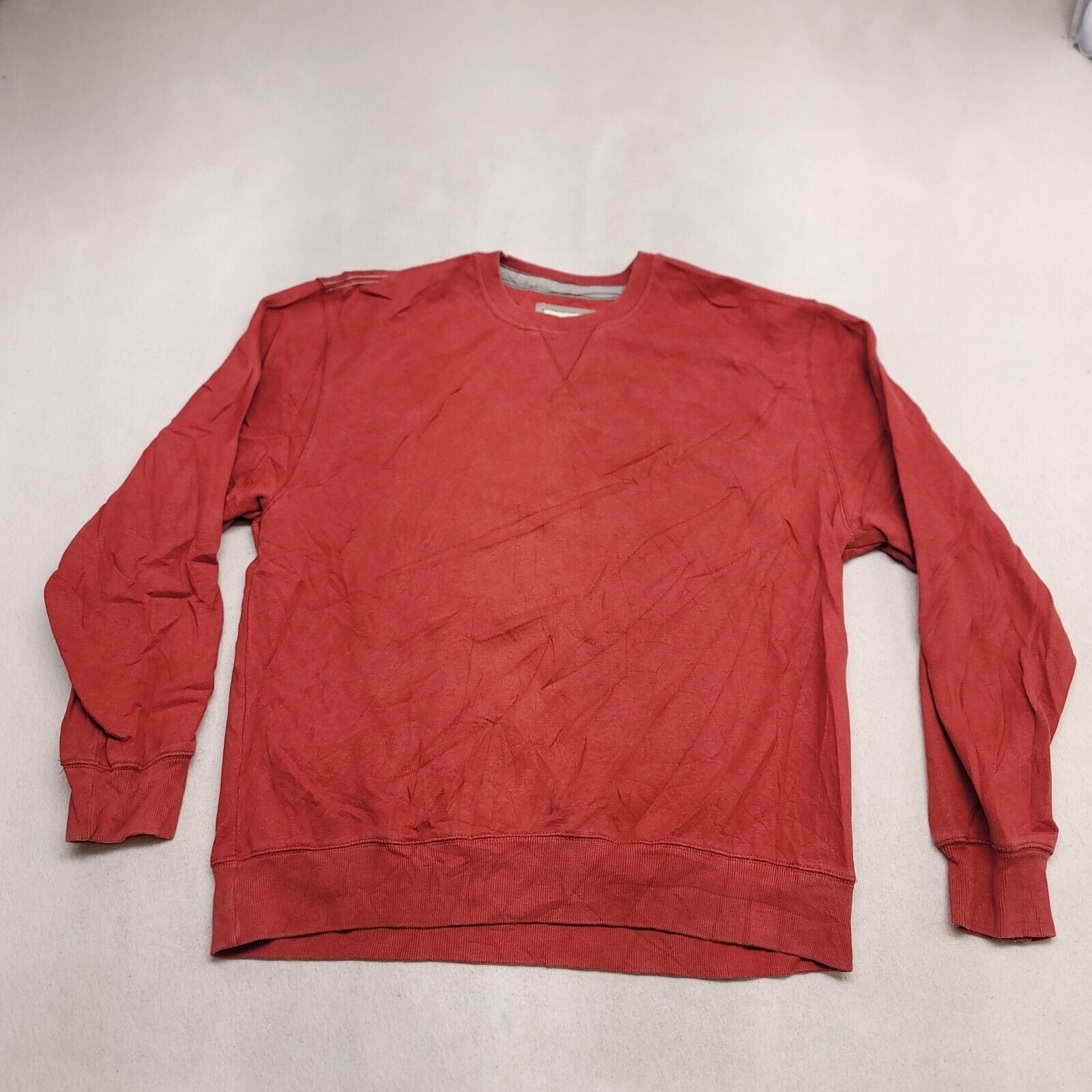 Izod IZOD Casual Long Sleeve Sweatshirt Mens Size 2XL Maroon Size US XXL / EU 58 / 5 - 2 Thumbnail