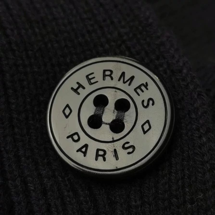 Hermes hermes black cardigan with button closure Size US S / EU 44-46 / 1 - 5 Thumbnail