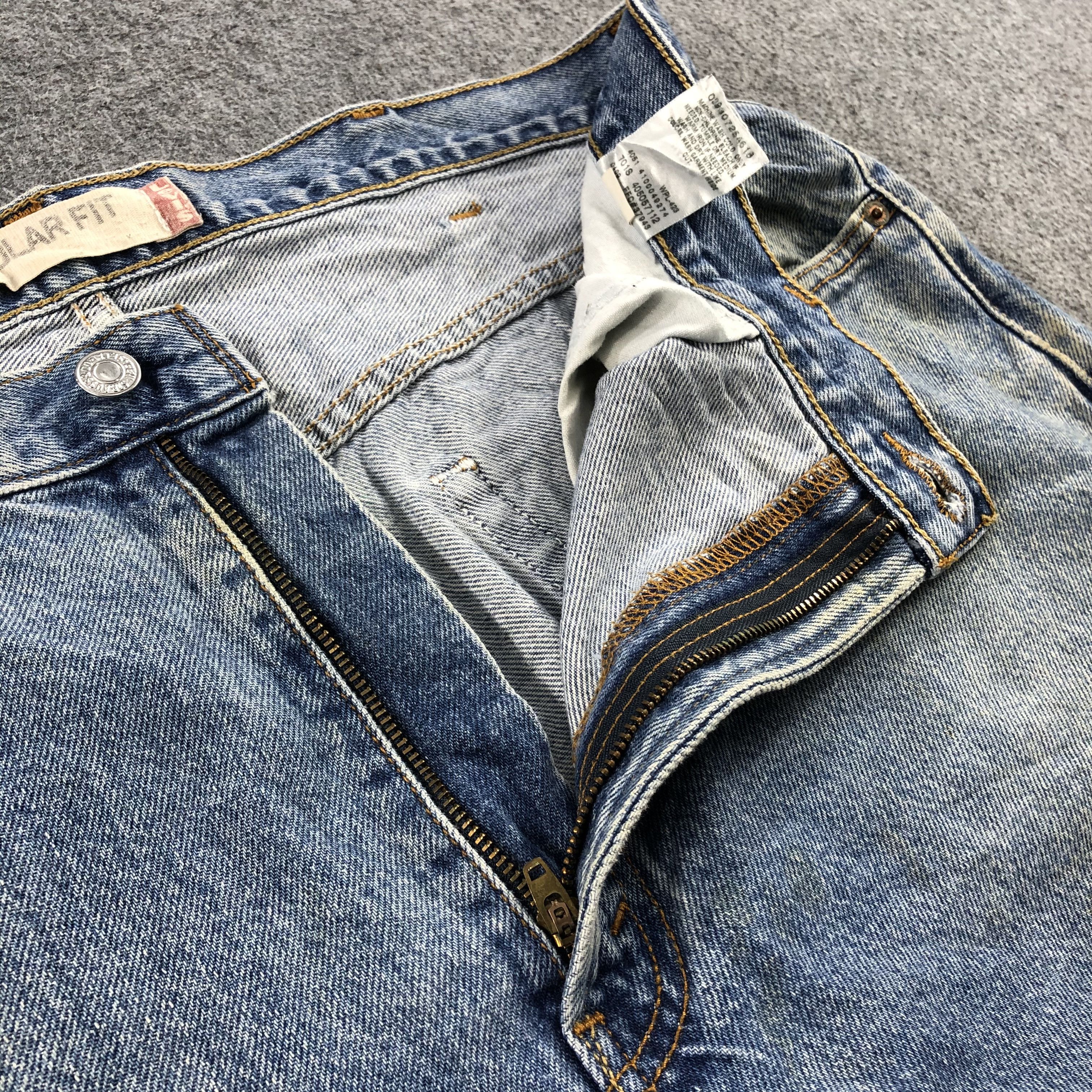 Levi's Vintage Blue Wash Levis 505 Jeans-J2112 Size US 38 / EU 54 - 9 Thumbnail
