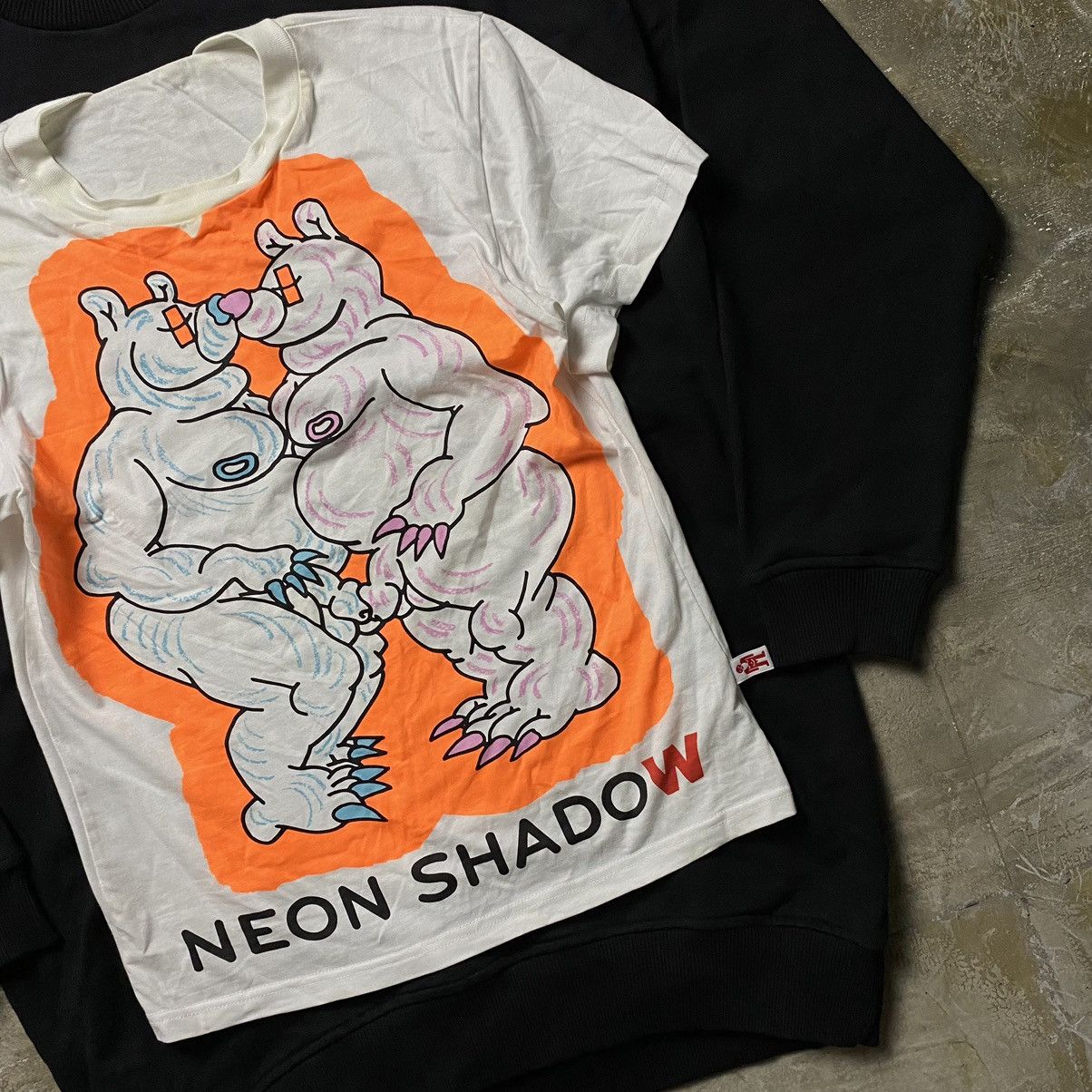 Walter Van Beirendonck SS’22 Neon Shadow Layered Shirt Sweater Size US S / EU 44-46 / 1 - 5 Thumbnail