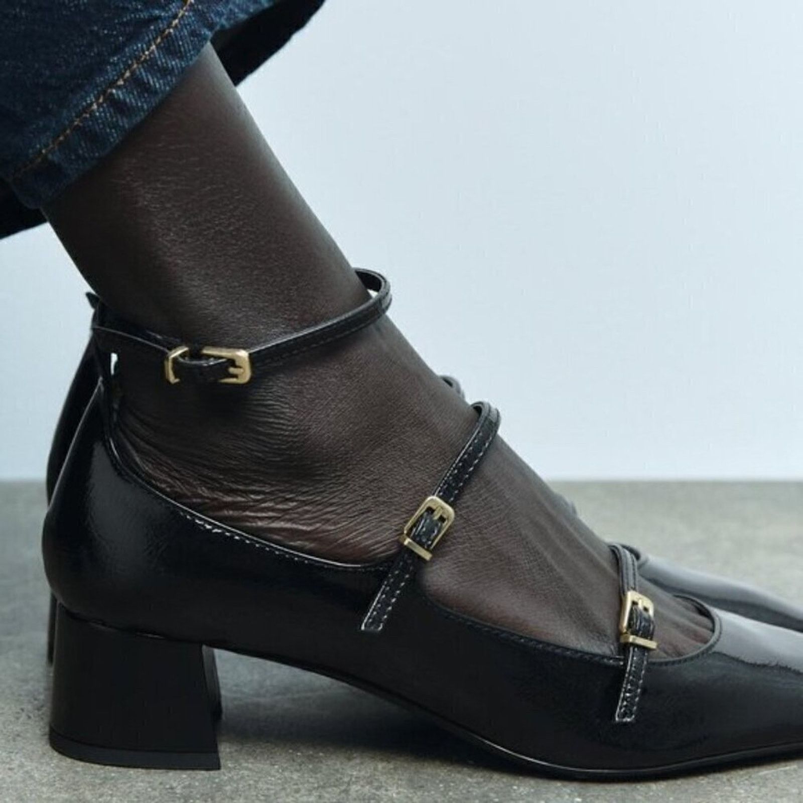 Zara ZARA BLOGGER FAVE!!! Faux Patent Leather Heels Size US 9 / IT 39 - 14 Thumbnail