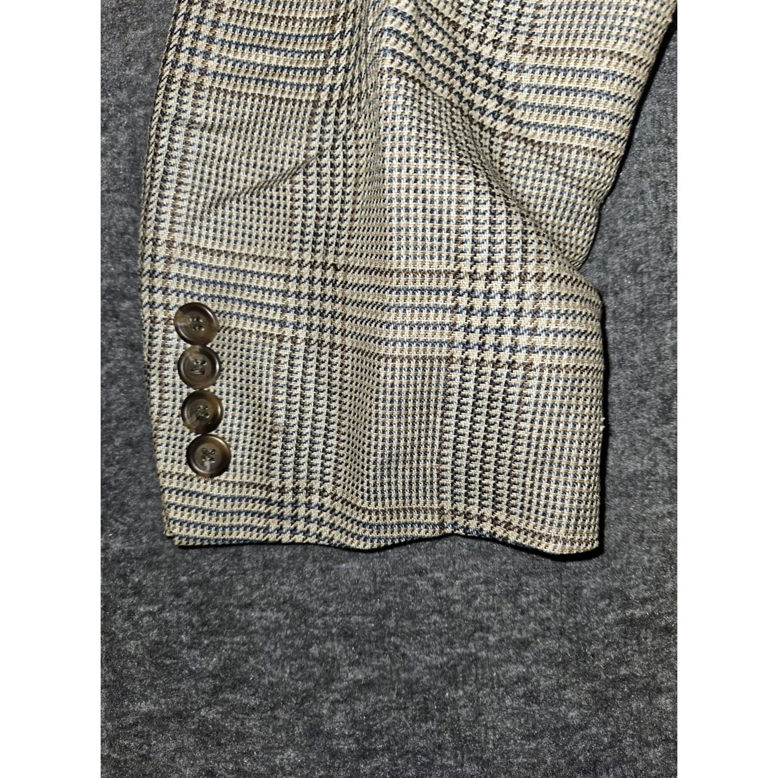 Ralph Lauren VINTAGE Chaps Ralph Lauren Blazer Silk Wool Single-Breasted 2-Button Ivory Canada Men's 44 Regular Used Size 44R - 6 Thumbnail