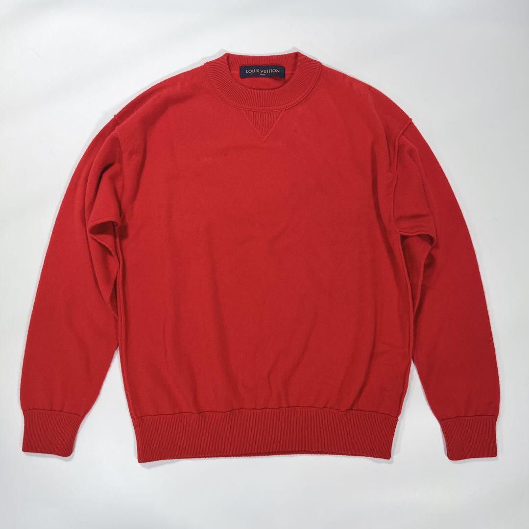 Louis Vuitton Louis Vuitton Inside Out Cashmere Knit Sweater Silk Red Size US XS / EU 42 / 0 - 1 Thumbnail