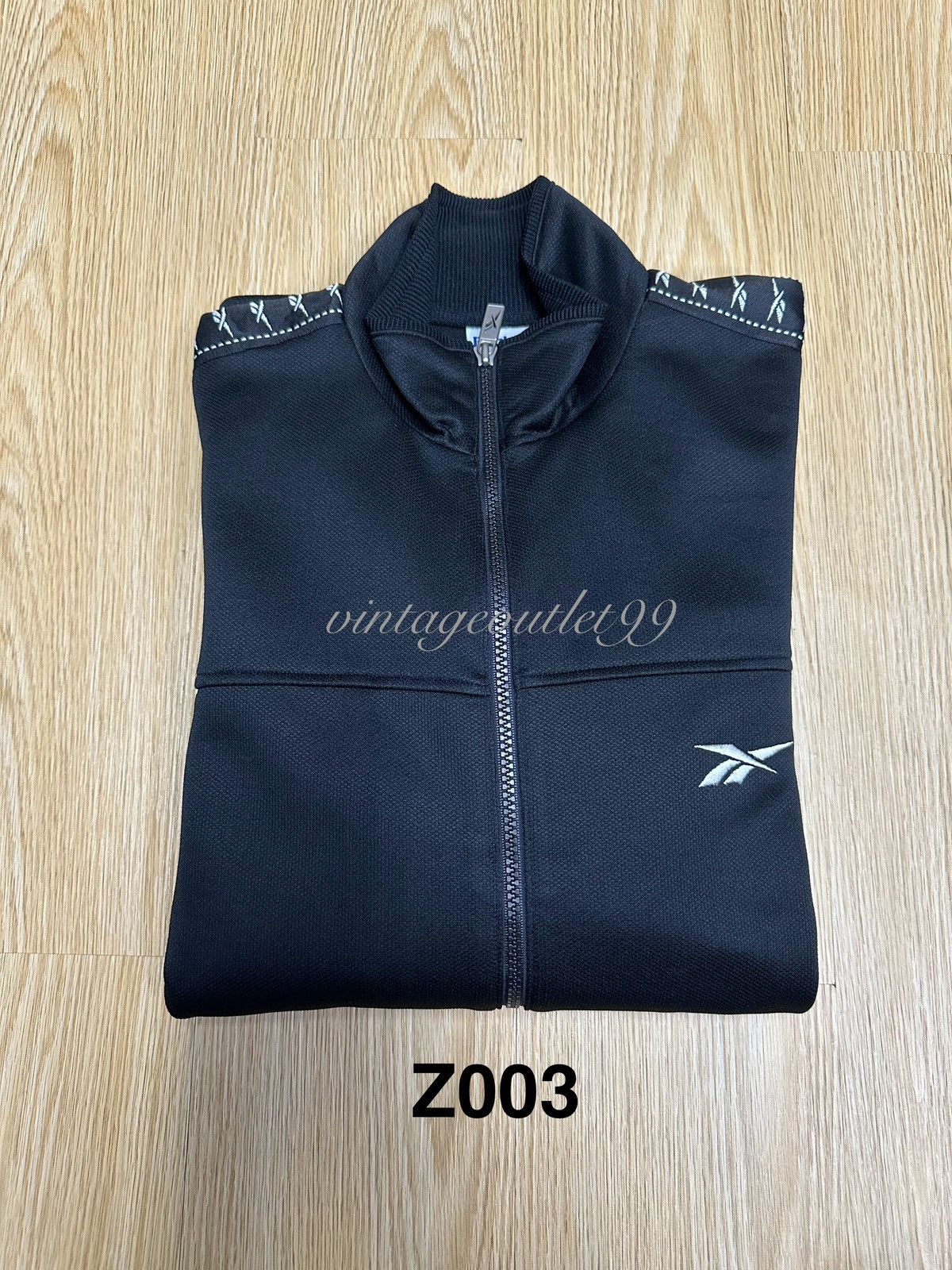 Reebok × Vintage Vintage Reebok Sidetape 90s Zipper Tracktop Z03 Size US M / EU 48-50 / 2 - 15 Thumbnail