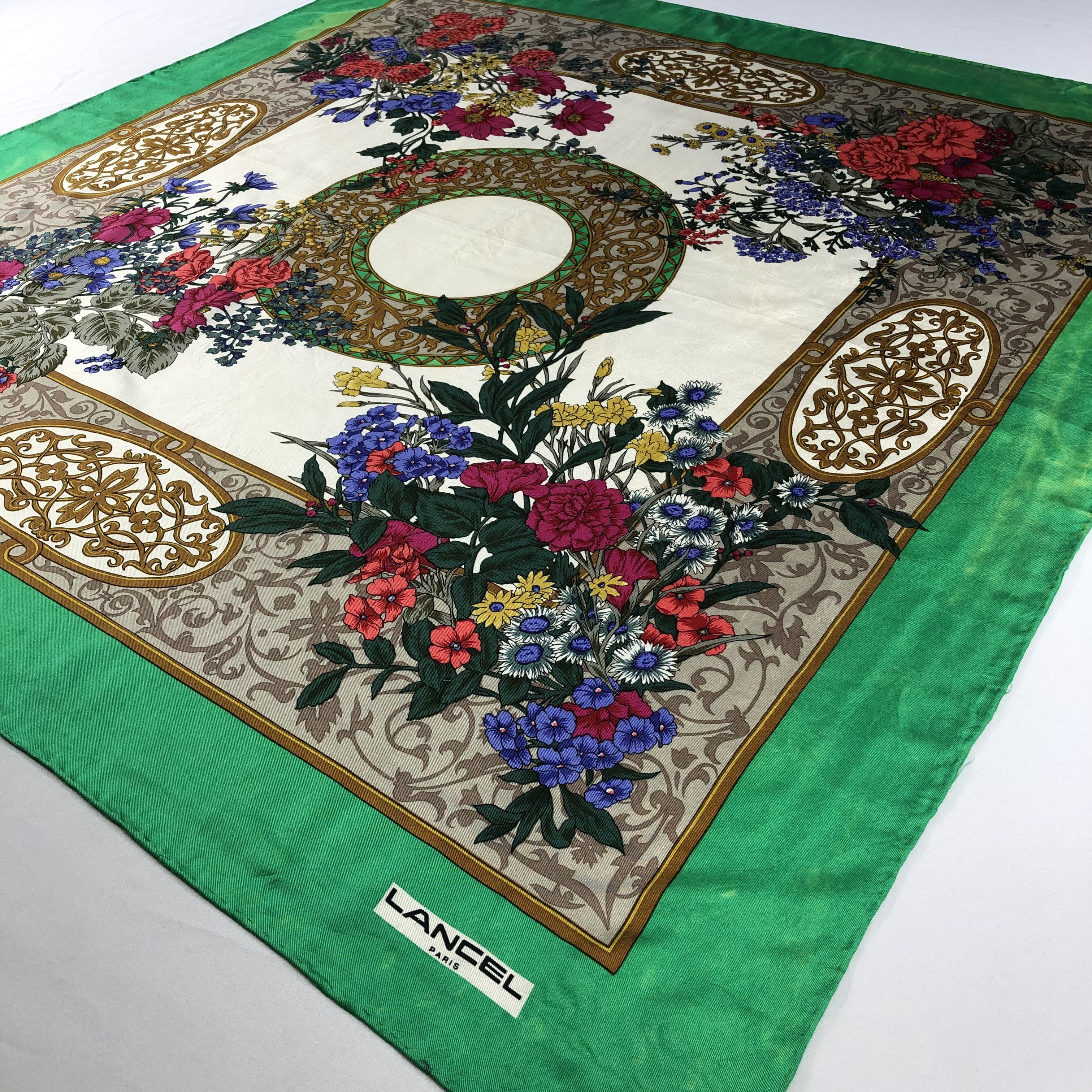 Lancel Vintage Lancel Silk Scarf Size ONE SIZE - 3 Thumbnail