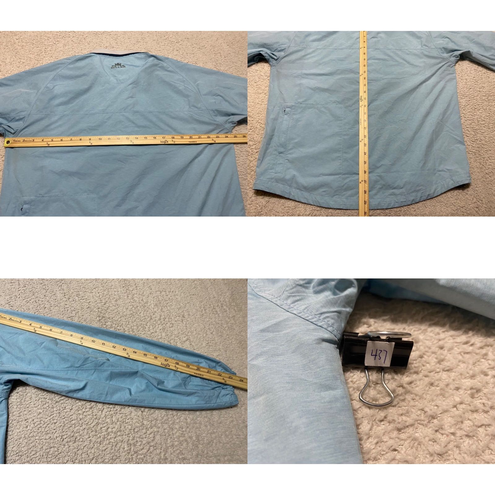 Peter Millar Peter Millar Mens Large Jacket Blue 1/4 Zip Pullover Crown Sport Golf Outdoor Jacket Mens Large Blue 1/4 Zip Pullover Crown Sport Golf Outdoor Size US L / EU 52-54 / 3 - 8 Thumbnail