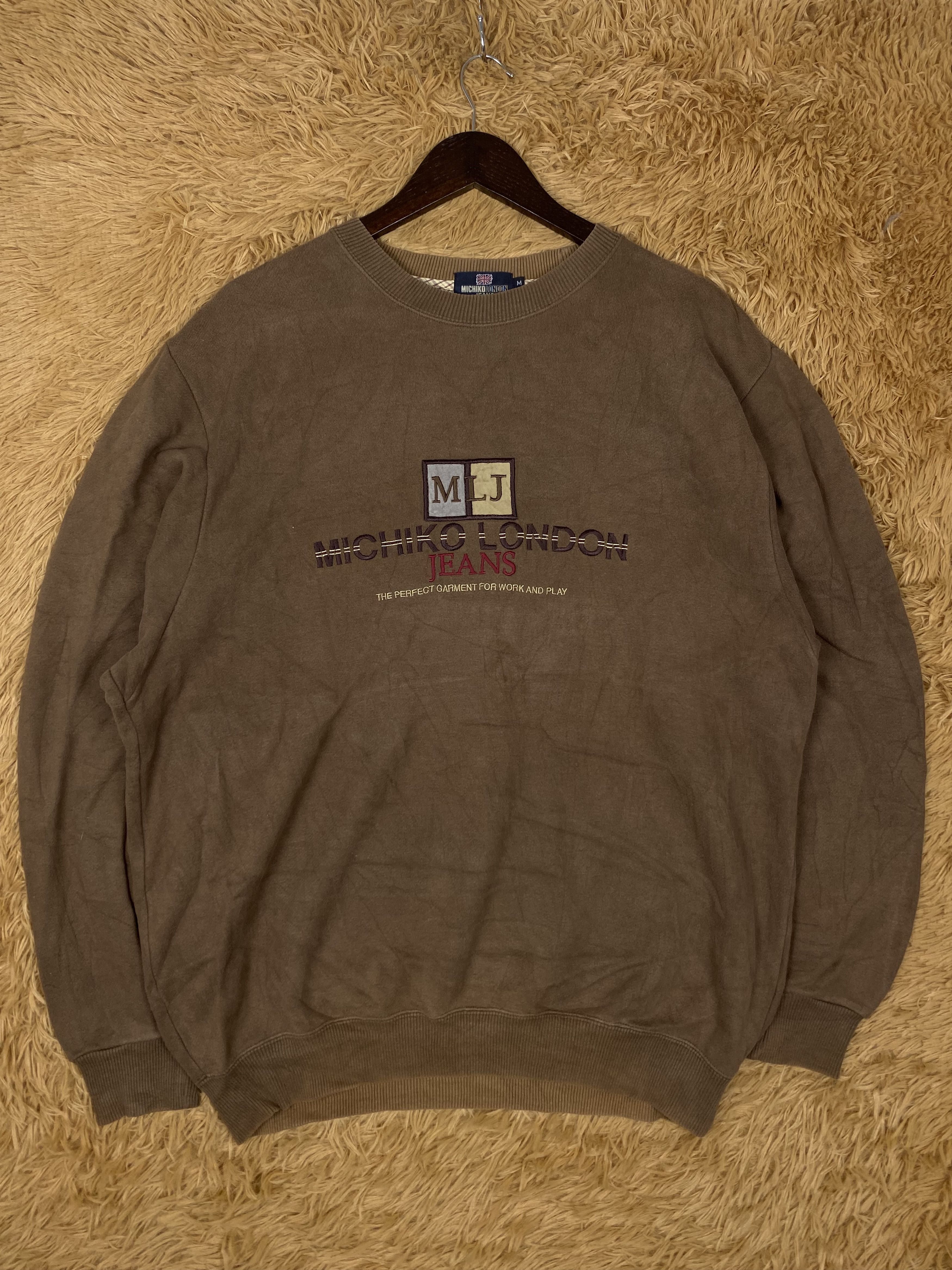 Michiko Koshino London × Vintage Vintage Michiko London Jeans Sweatshirts PS0243 Size US M / EU 48-50 / 2 - 1 Thumbnail