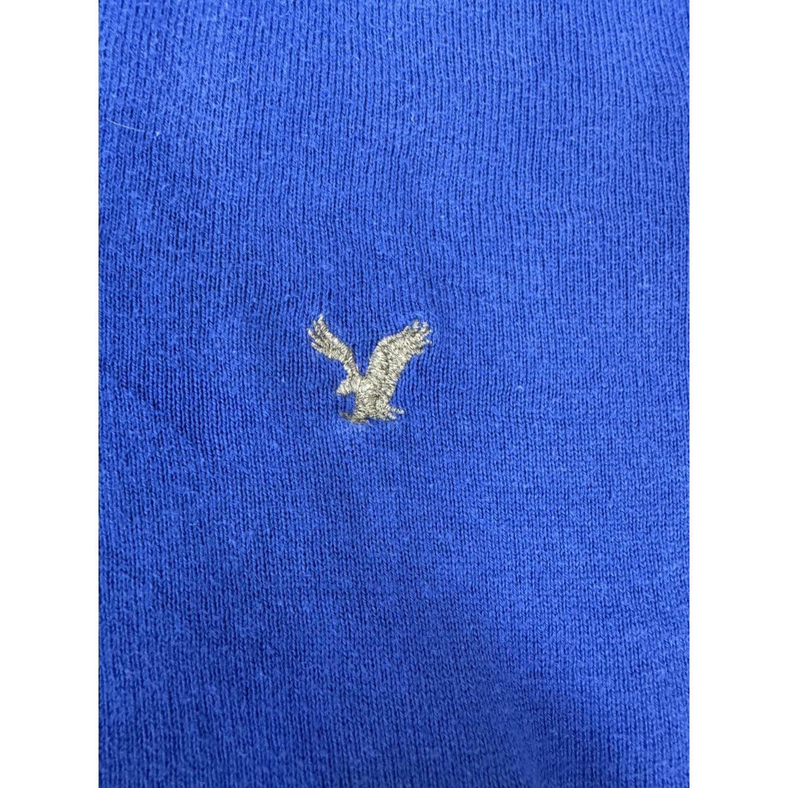 American Eagle Outfitters American Eagle Sweater Mens XXL Royal Blue Logo V-Neck Size US XXL / EU 58 / 5 - 6 Thumbnail