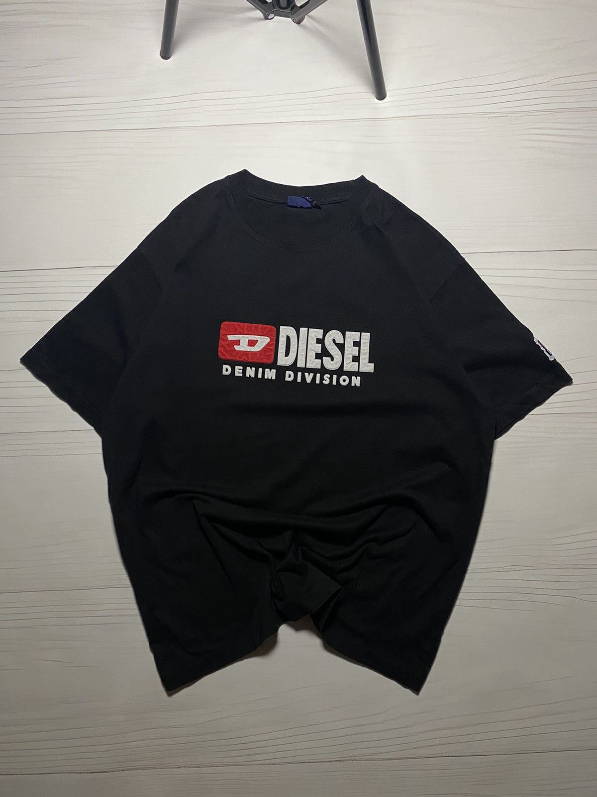 Diesel Vintage Diesel Big Logo faded y2k t shirt Japanes Size US XL / EU 56 / 4 - 1 Thumbnail