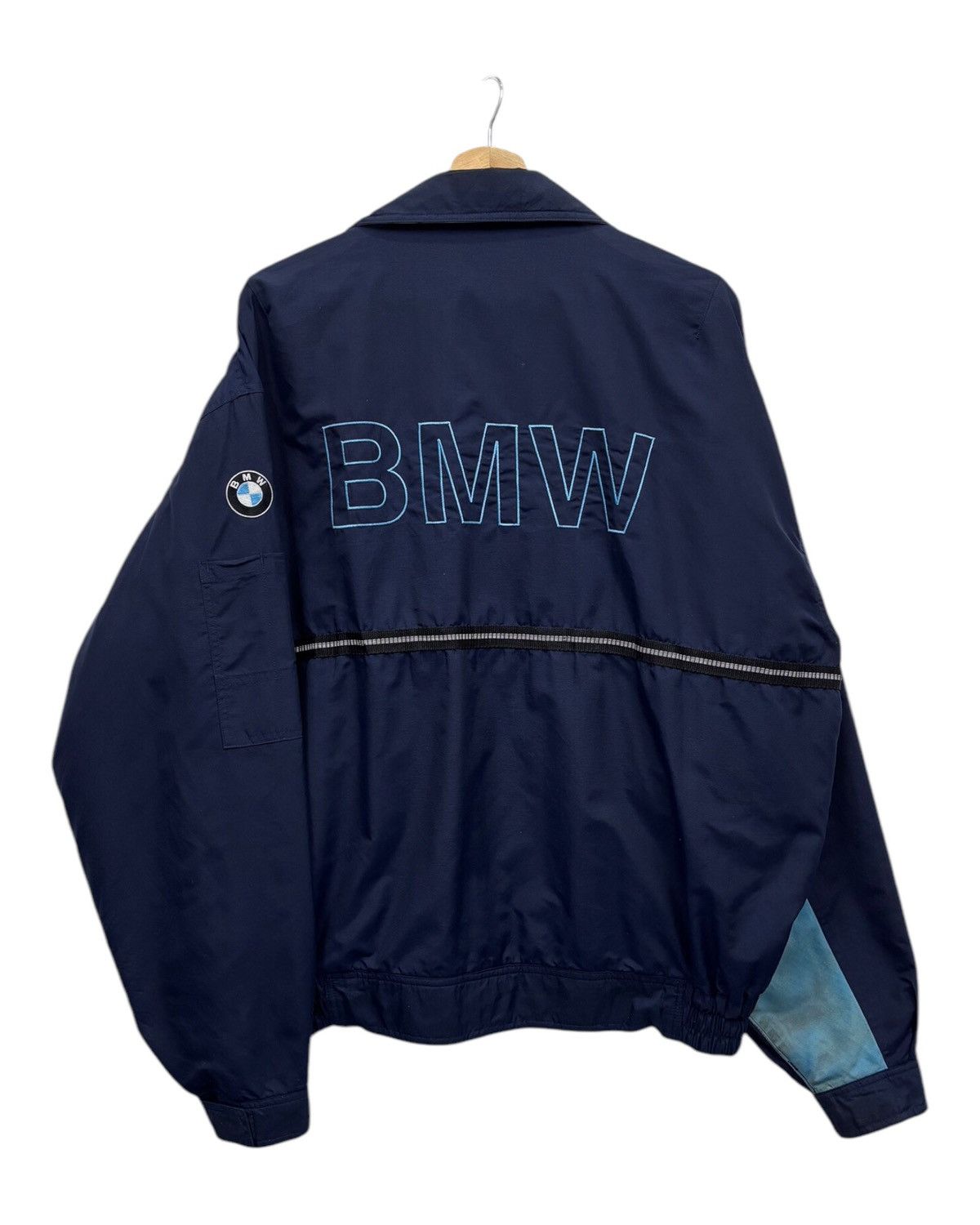 BMW × Sports Specialties VINTAGE 80s BMW RACING WORKWEAR JACKET BOMBER JACKET Size US XL / EU 56 / 4 - 1 Thumbnail