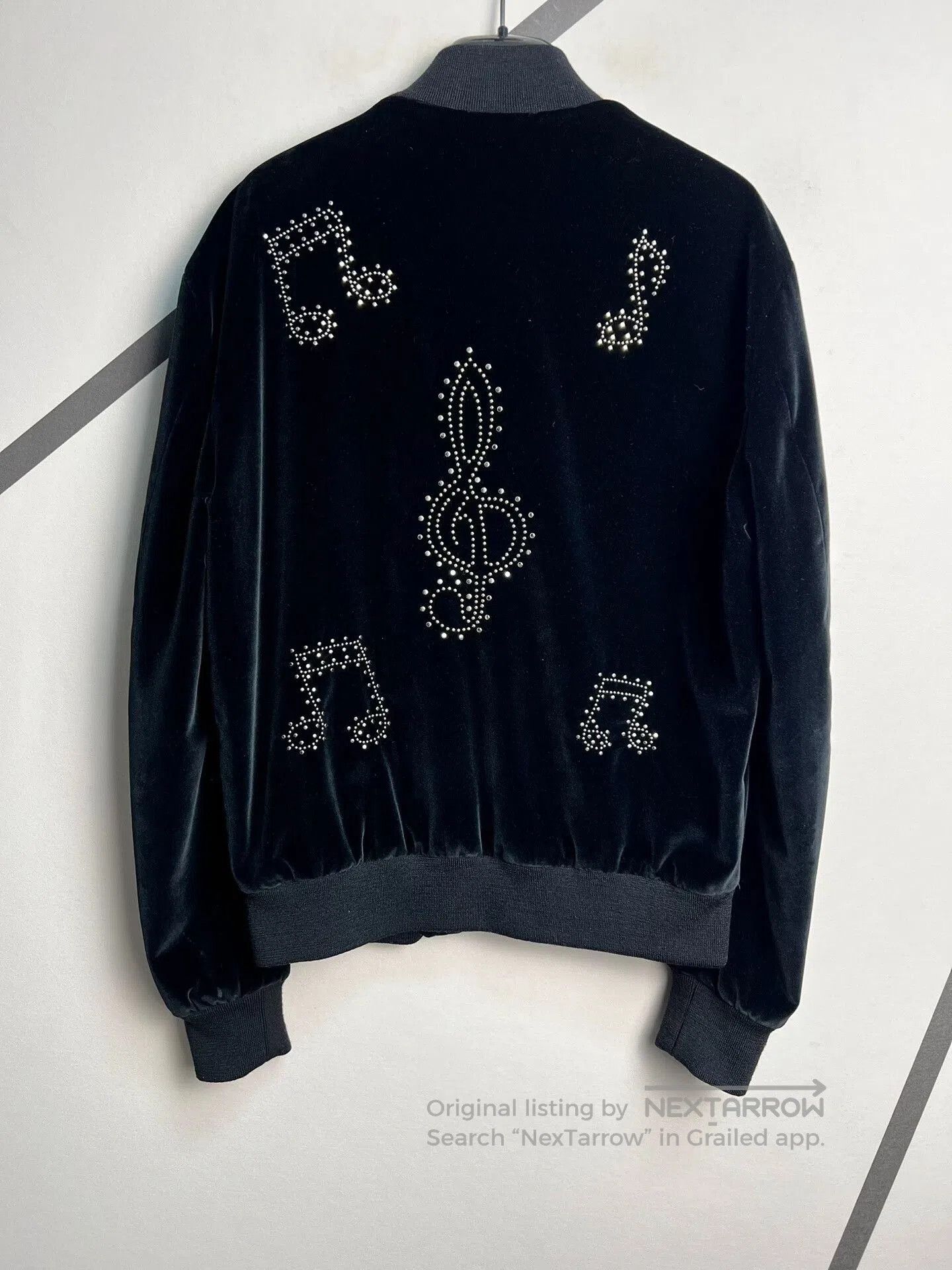 Saint Laurent Paris Saint Laurent Black Velvet Music Note Jacket. Size US S / EU 44-46 / 1 - 1 Thumbnail