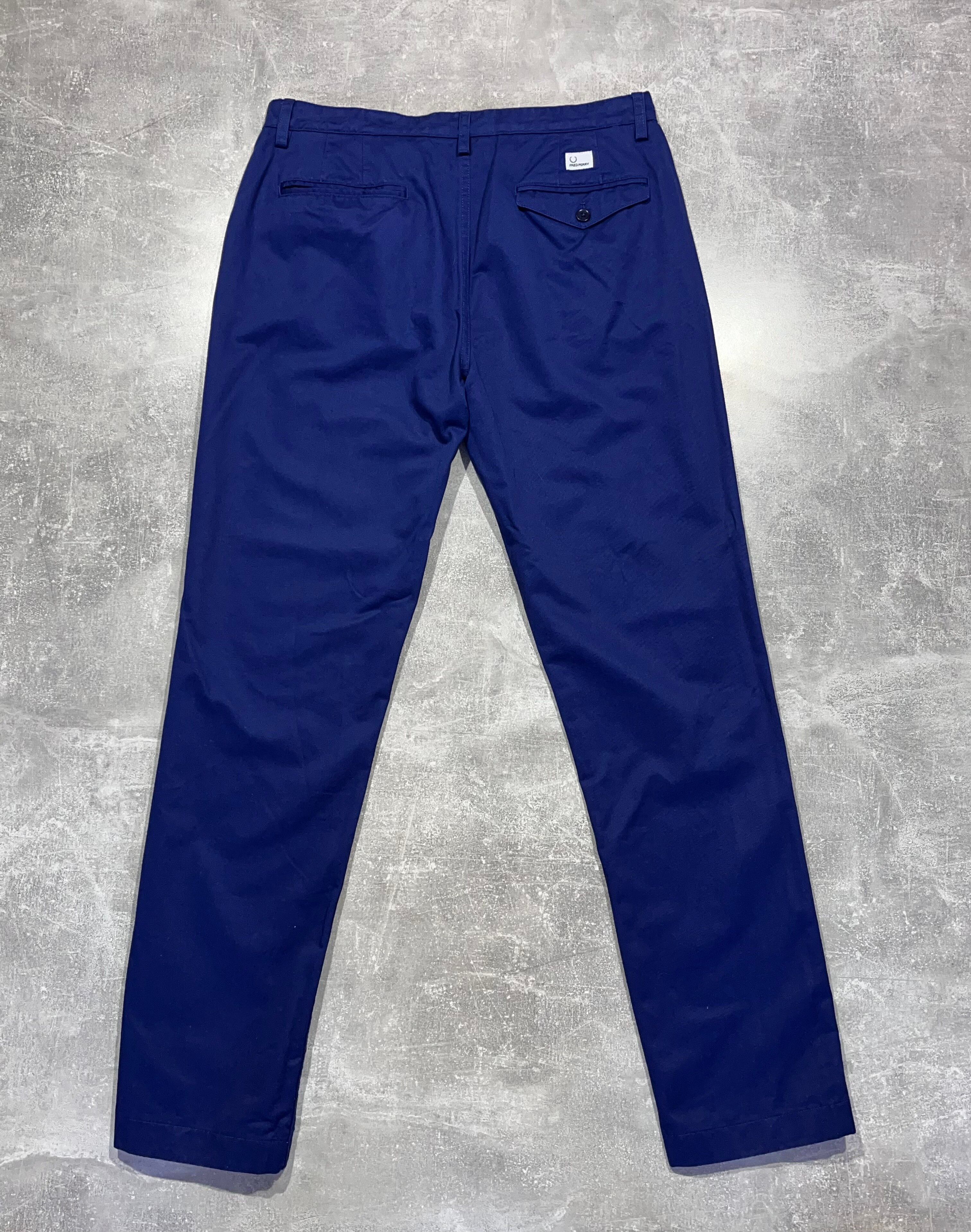 Pre-owned Fred Perry X Vintage Fred Parry Pants Denim Y2k Style In Blue
