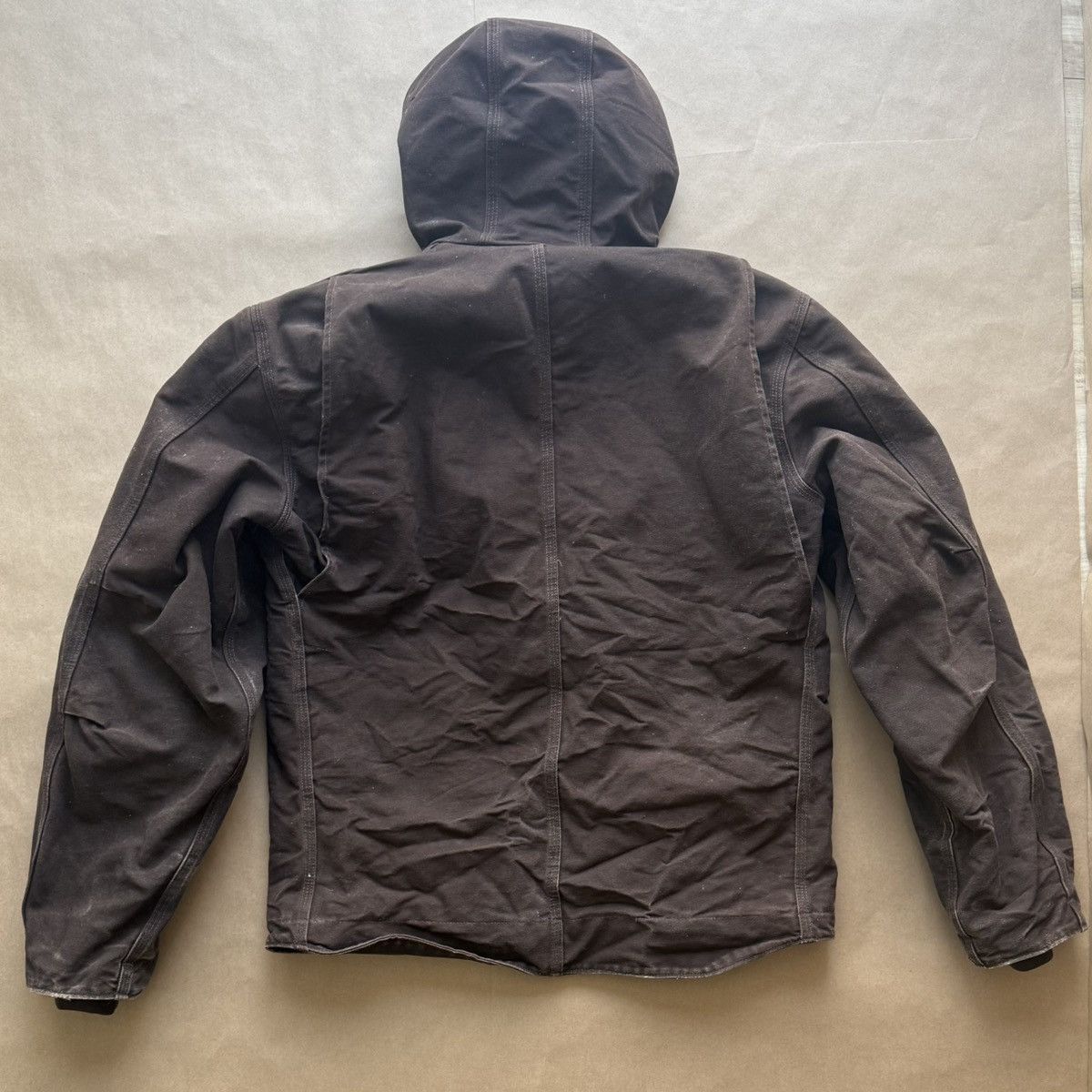 Carhartt Final Drop - Carhartt Hooded Jacket - Brown w/ Sherpa Lining Size US L / EU 52-54 / 3 - 5 Thumbnail