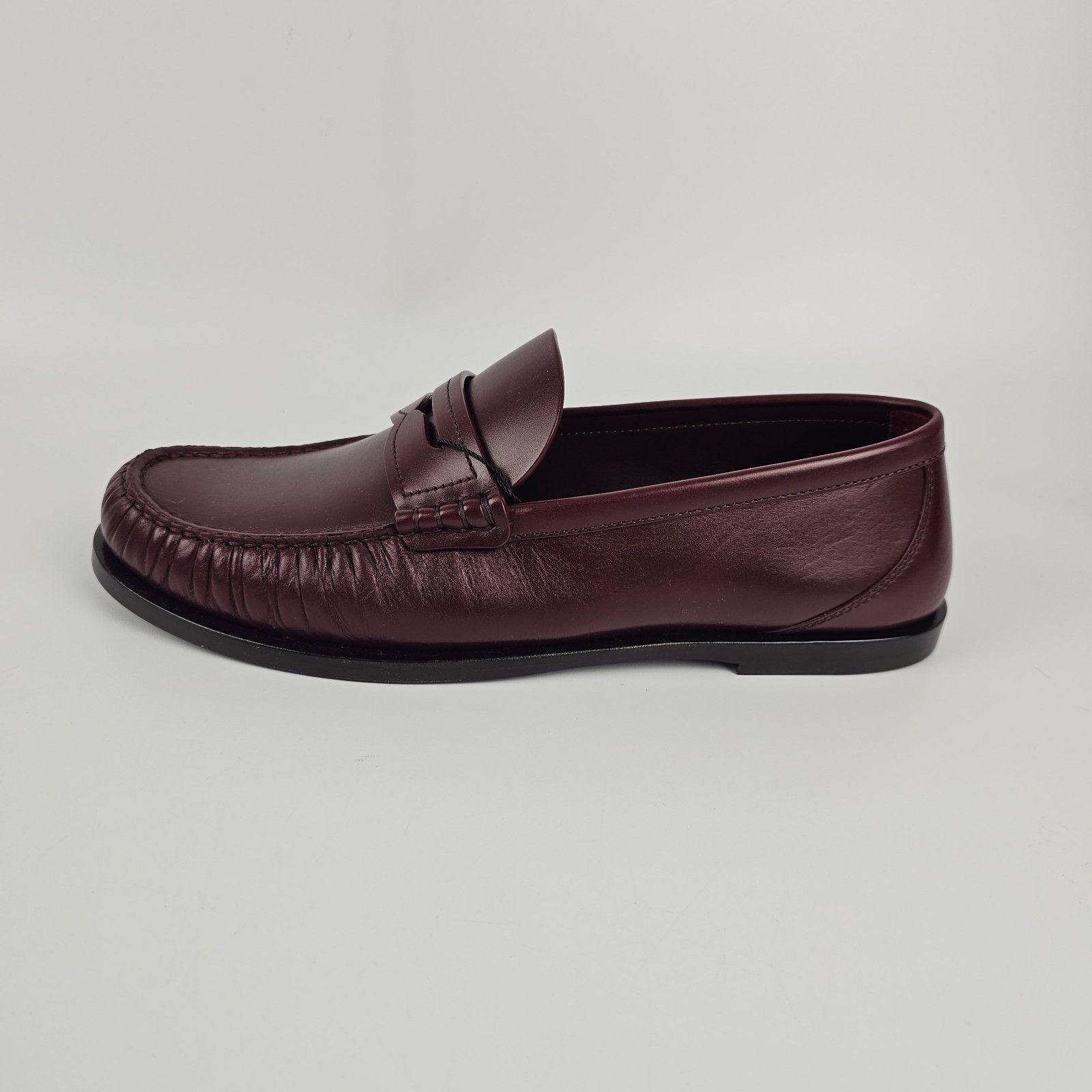 SAINT LAURENT Le Loafer Vendome Red Smooth Leather Loafers N