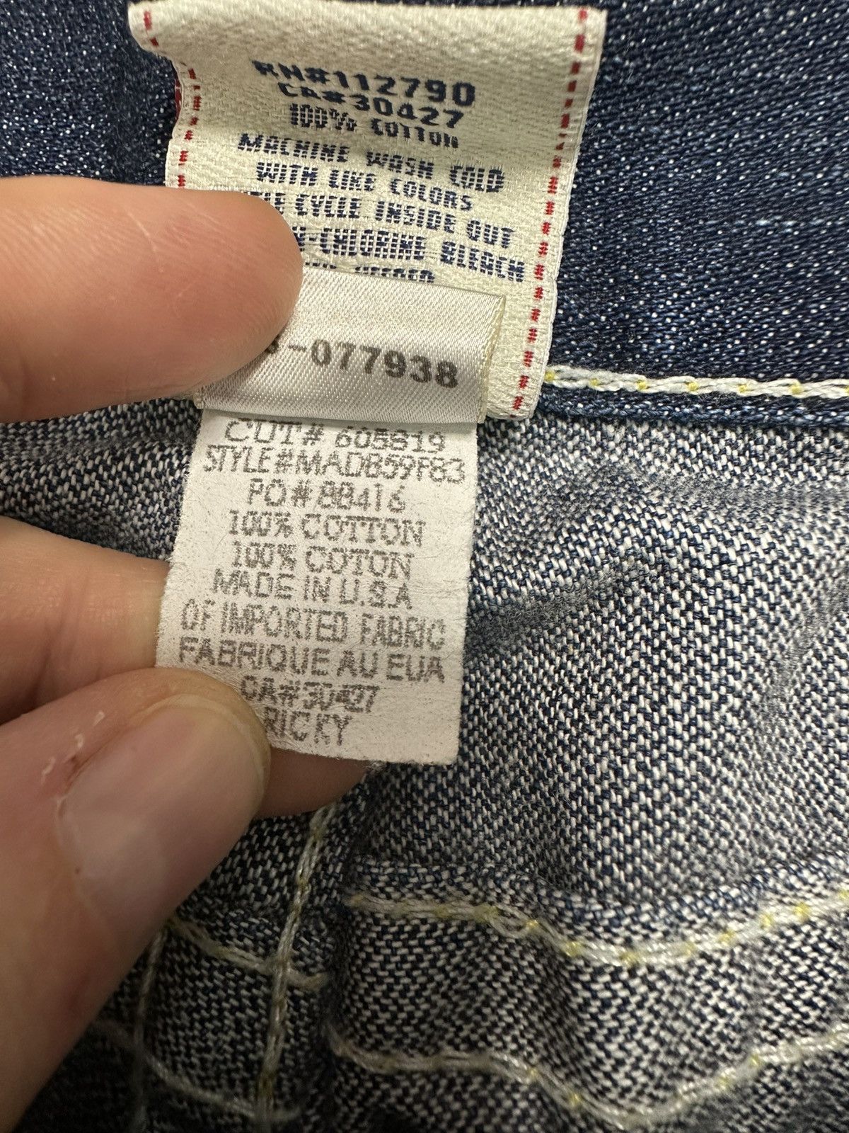 True Religion True Religion Ricky 2010's vintage halloween baggy jeans Size US 32 / EU 48 - 11 Thumbnail
