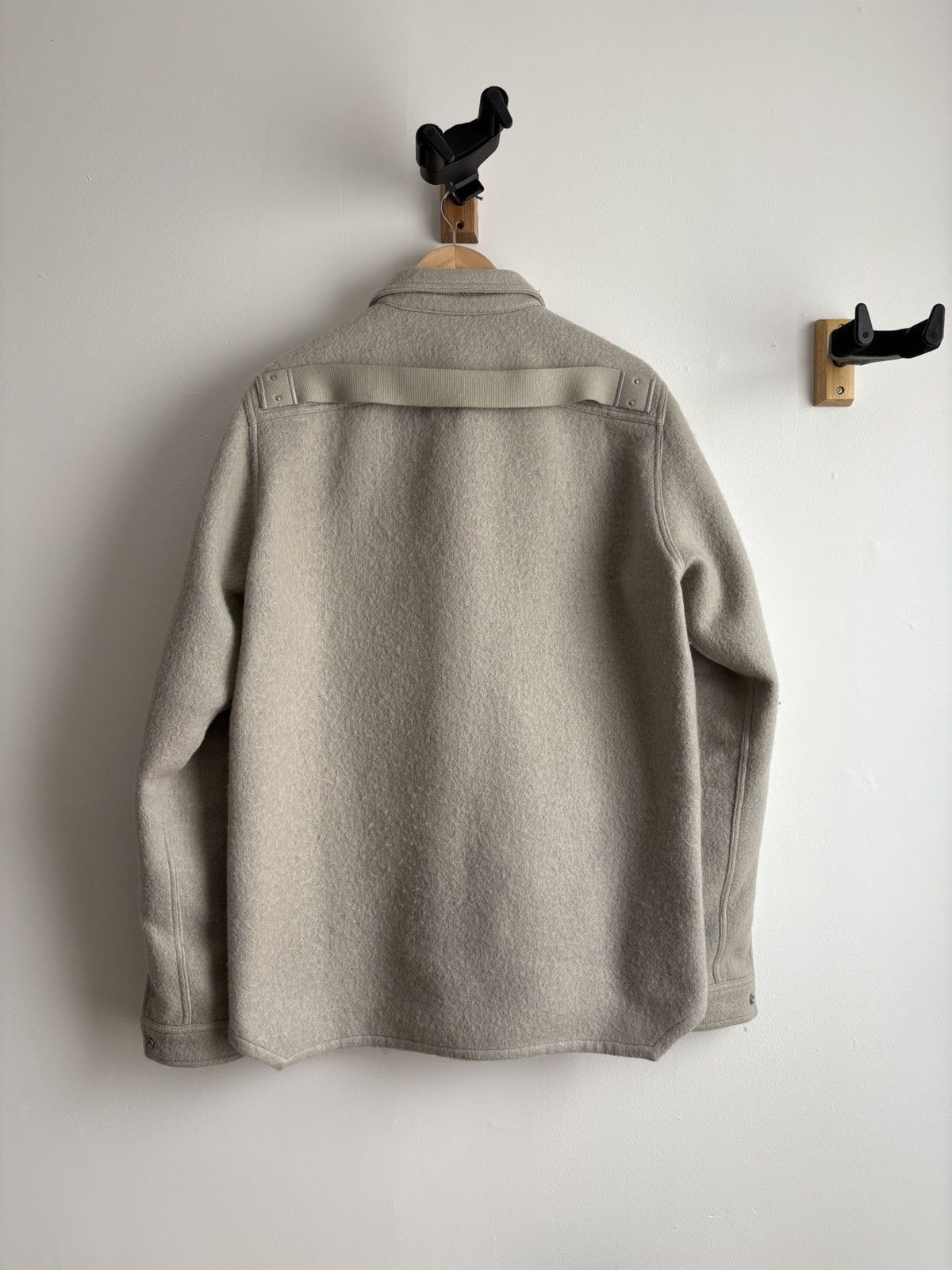Rick Owens Sisyphus Boiled Wool Overshirt Size US L / EU 52-54 / 3 - 2 Thumbnail