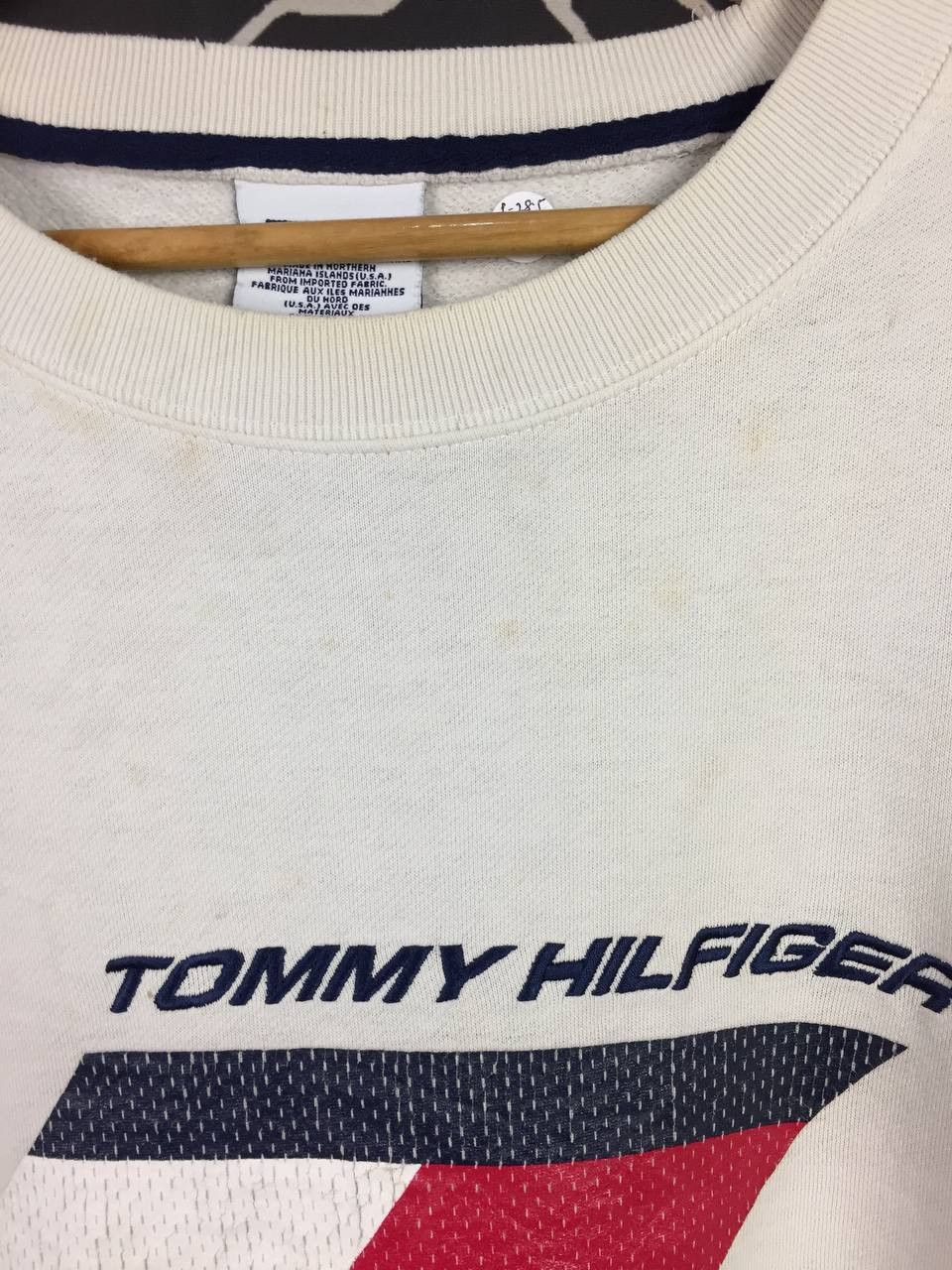 Tommy Hilfiger Vtg 90s Tommy Hilfiger Athletics Logo Pullover Sweatshirt Size US XXL / EU 58 / 5 - 3 Thumbnail