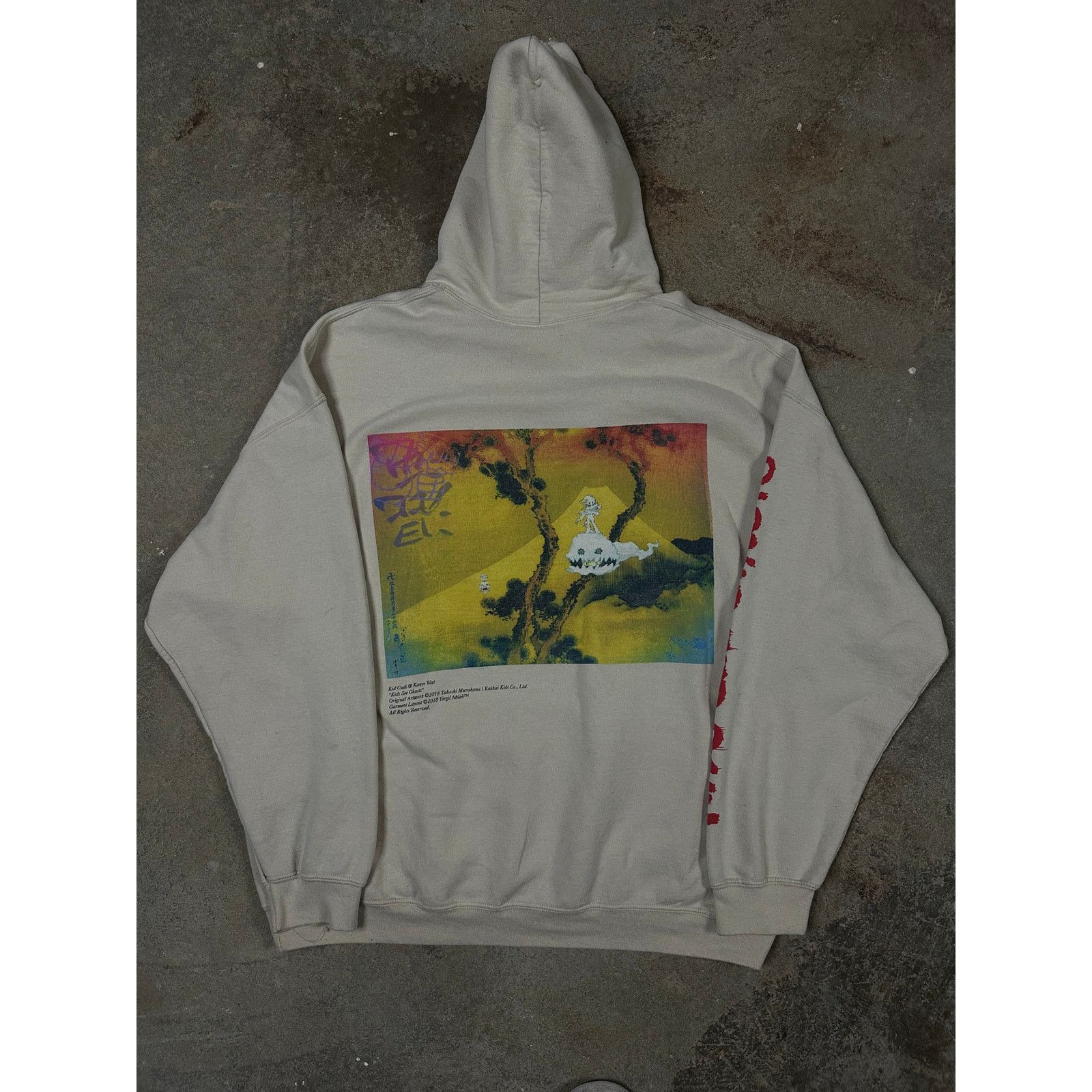 Kid Cudi Kid Cudi Kids See Ghost Hoodie Beige Used XXL Size US XXL / EU 58 / 5 - 2 Thumbnail
